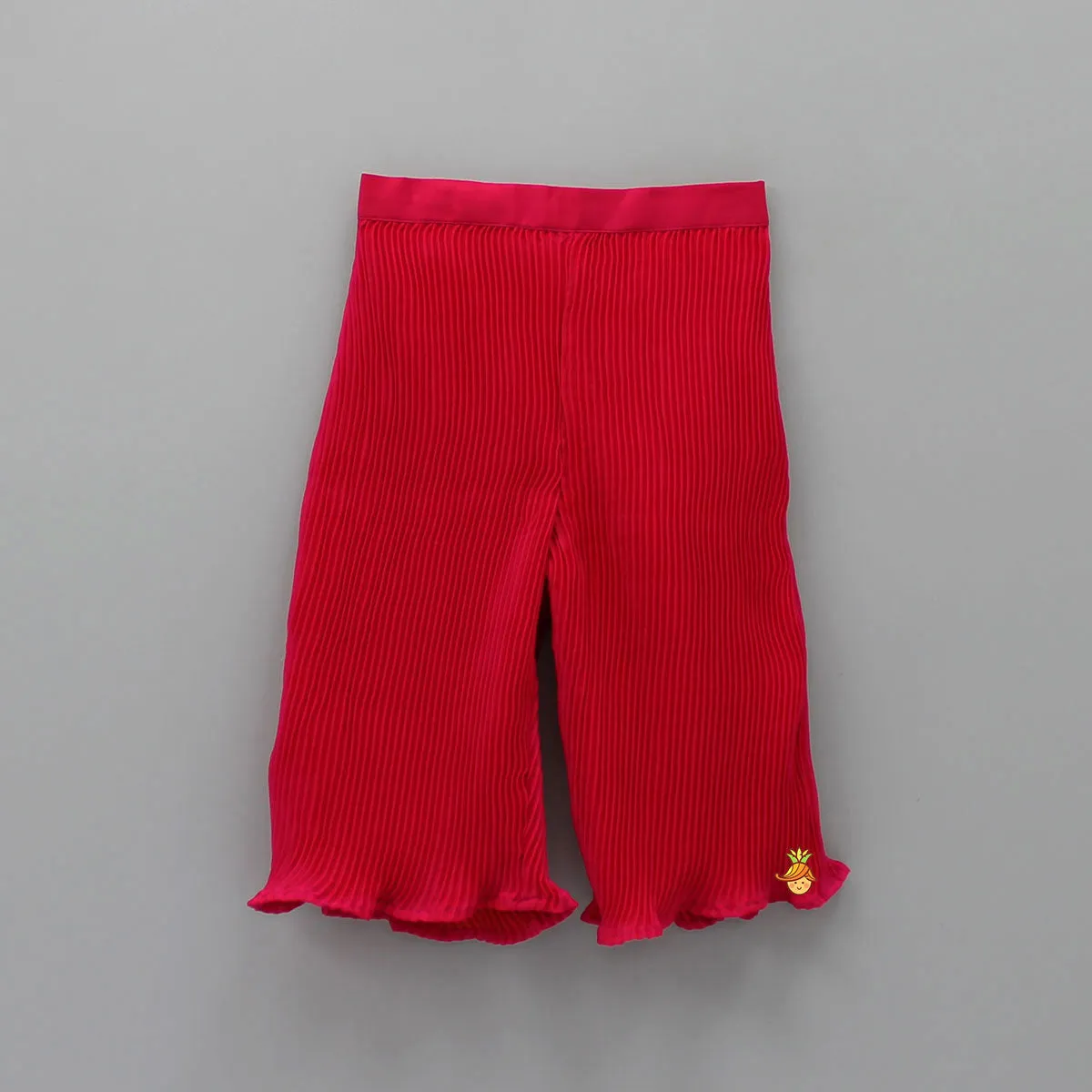 Stylish Pleated Top And Pant