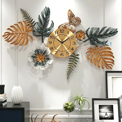 stylish star wall clock