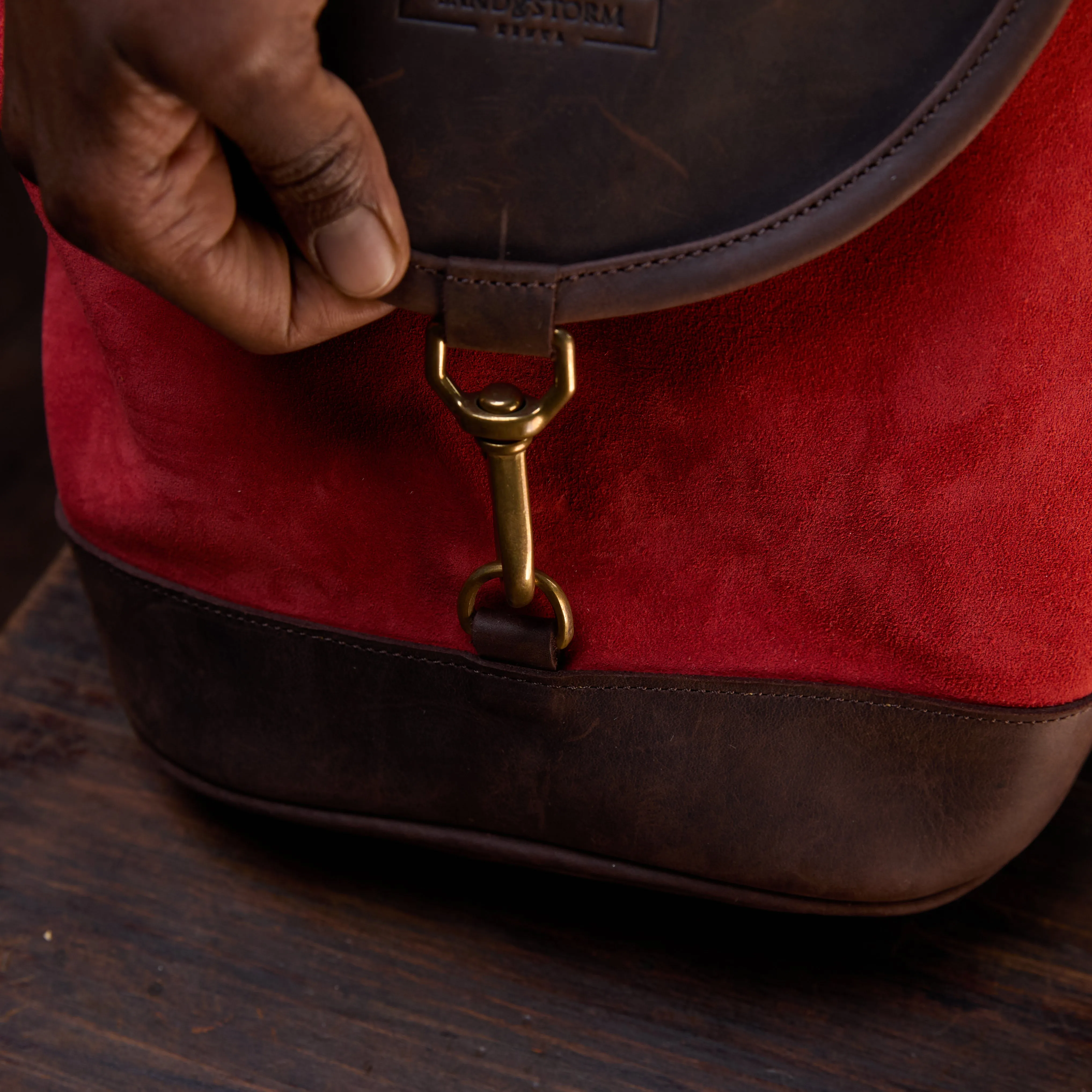 Suede Cecilia Backpack (Mocha Leather)