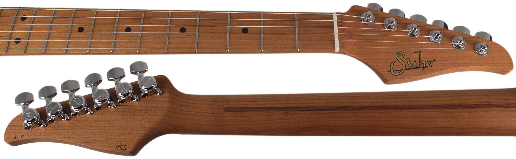 Suhr Select Classic T Guitar, Roasted Neck, 3-Tone Burst, Maple