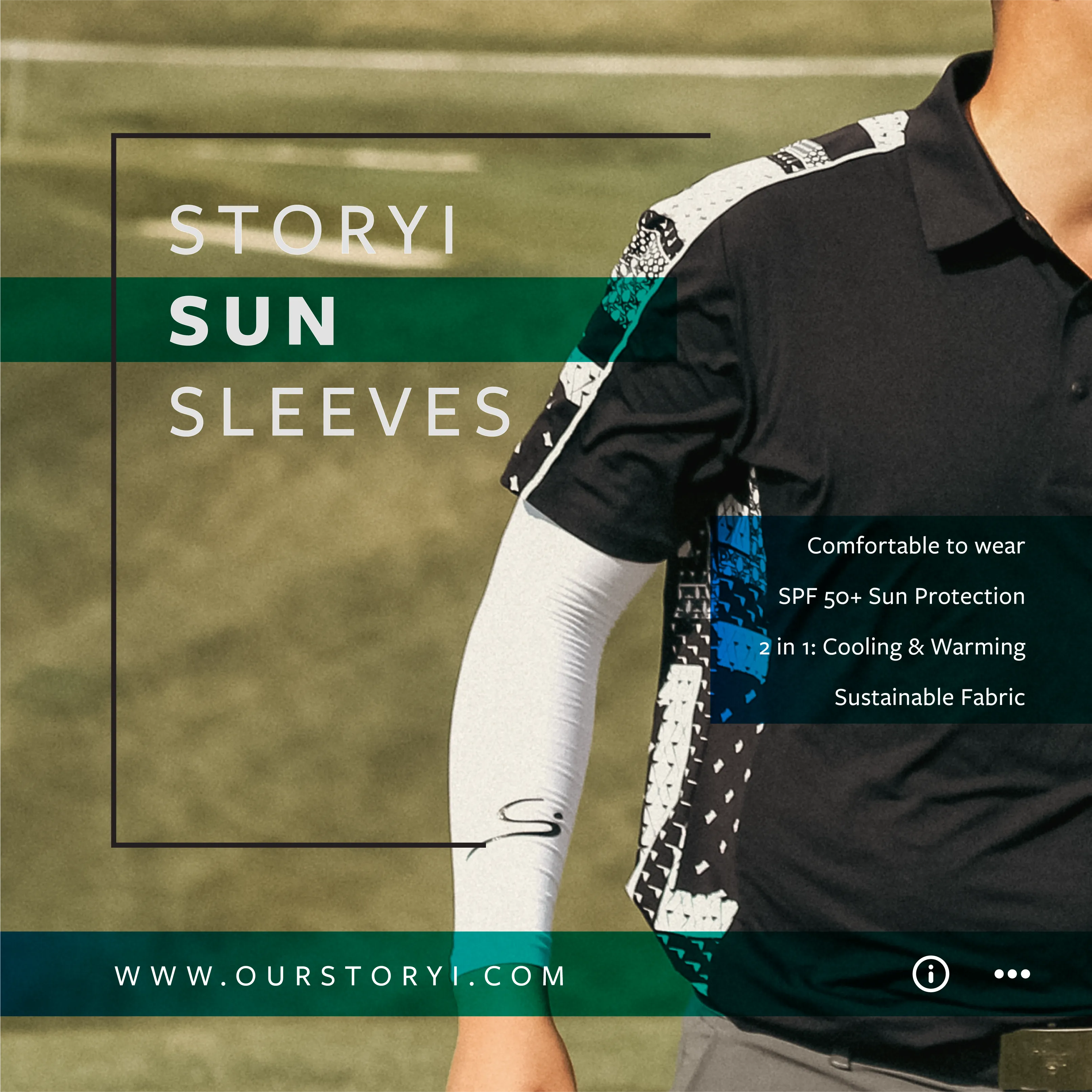 Sun Sleeves Dark Navy