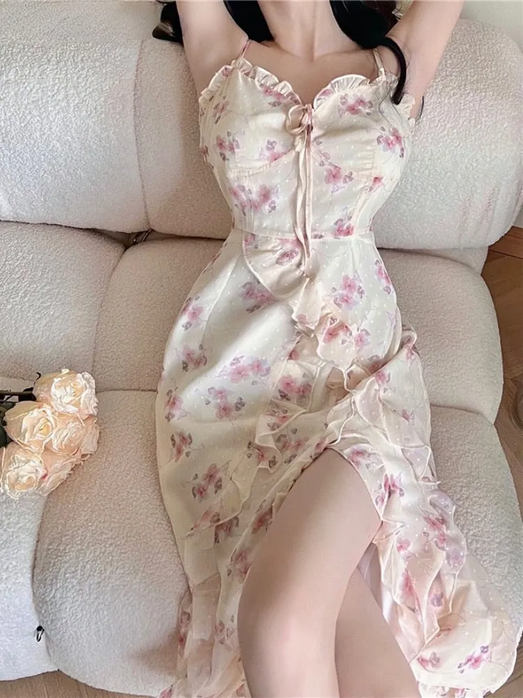 Sundress Beach Graceful Style Party Dress