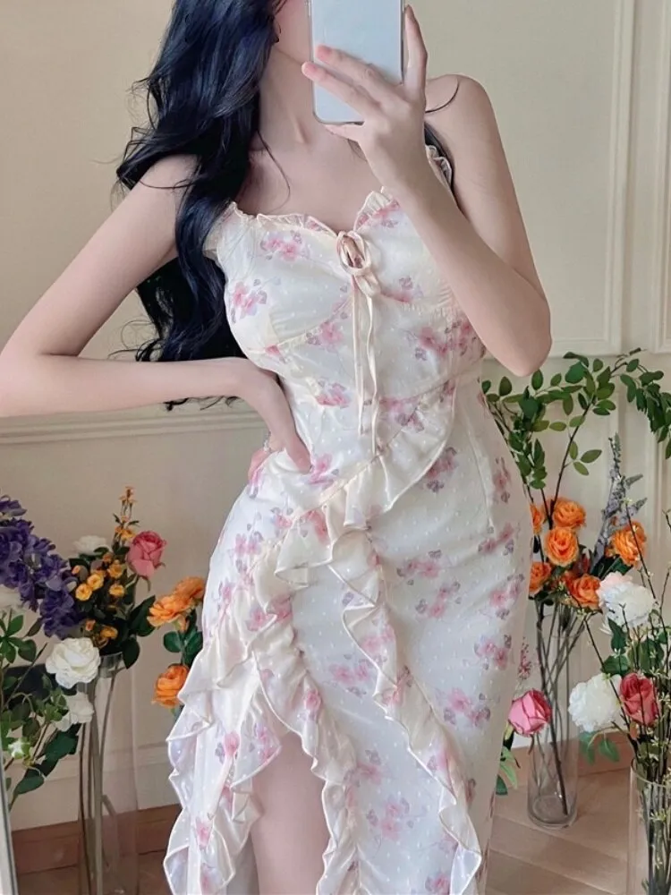 Sundress Beach Graceful Style Party Dress