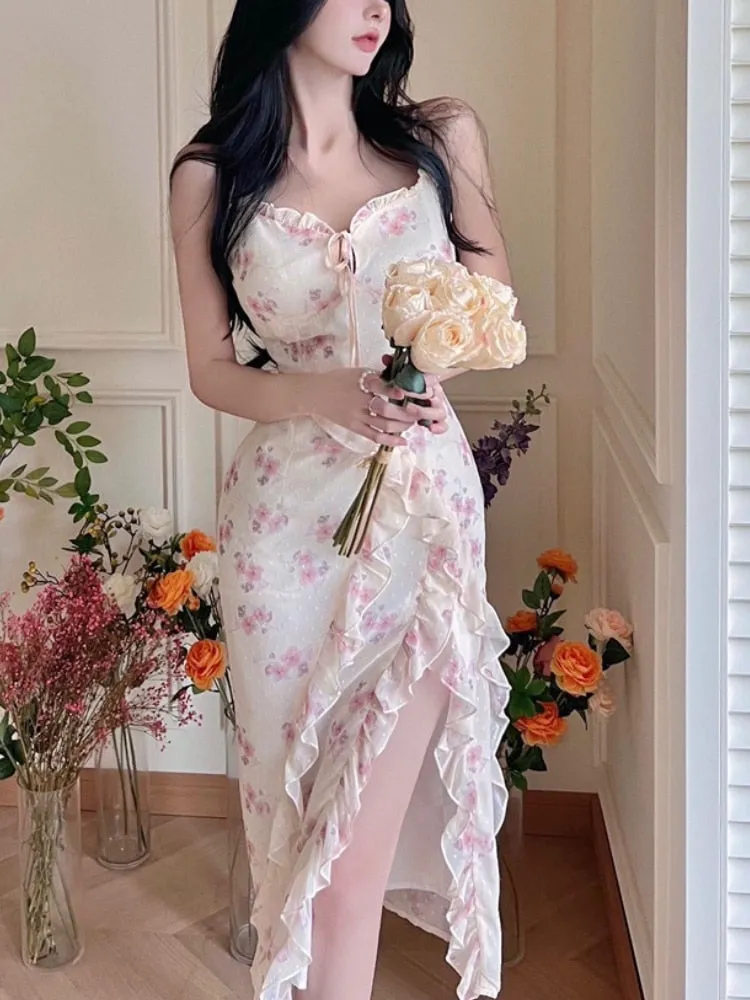 Sundress Beach Graceful Style Party Dress