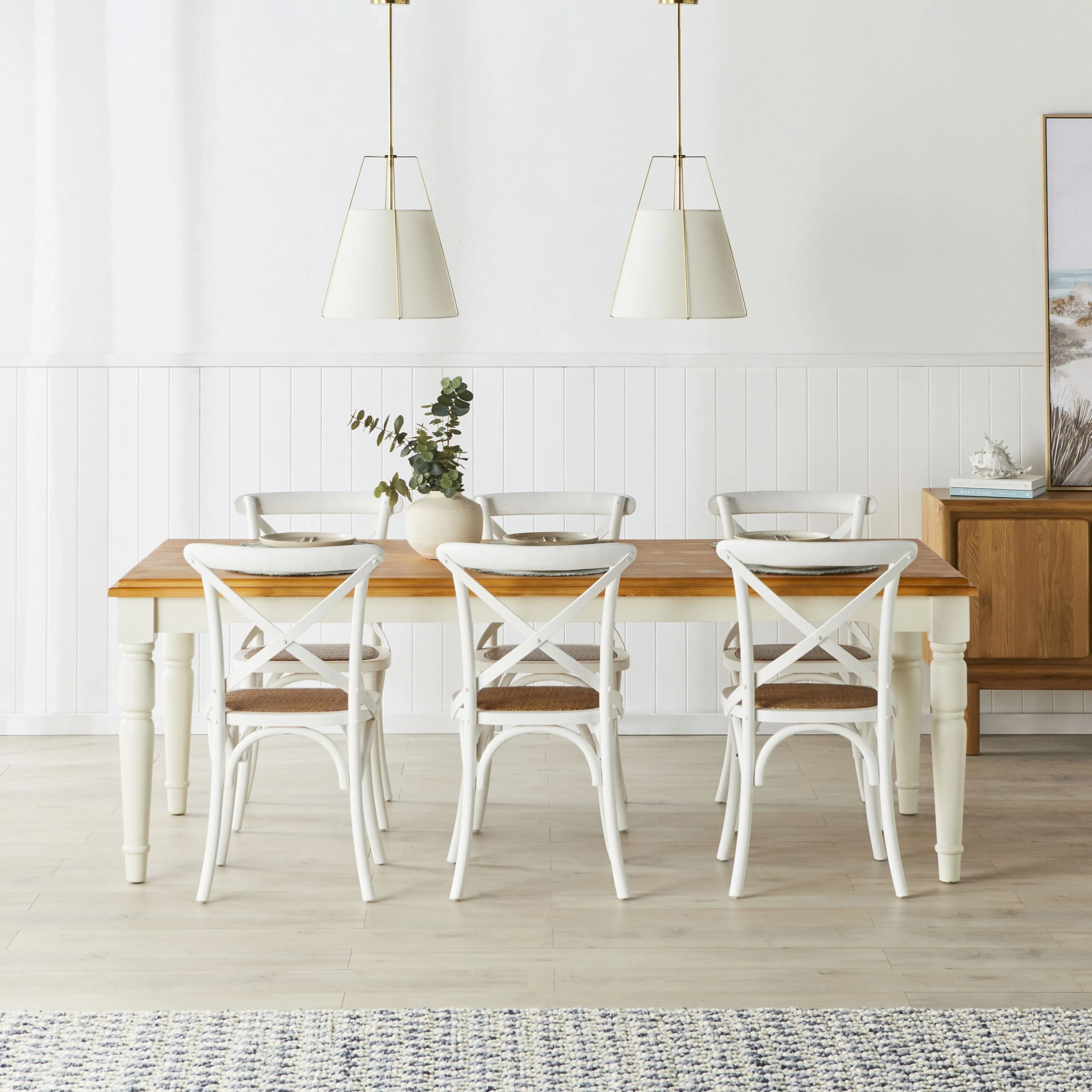 Sutton Pendant Gold 92x40cm