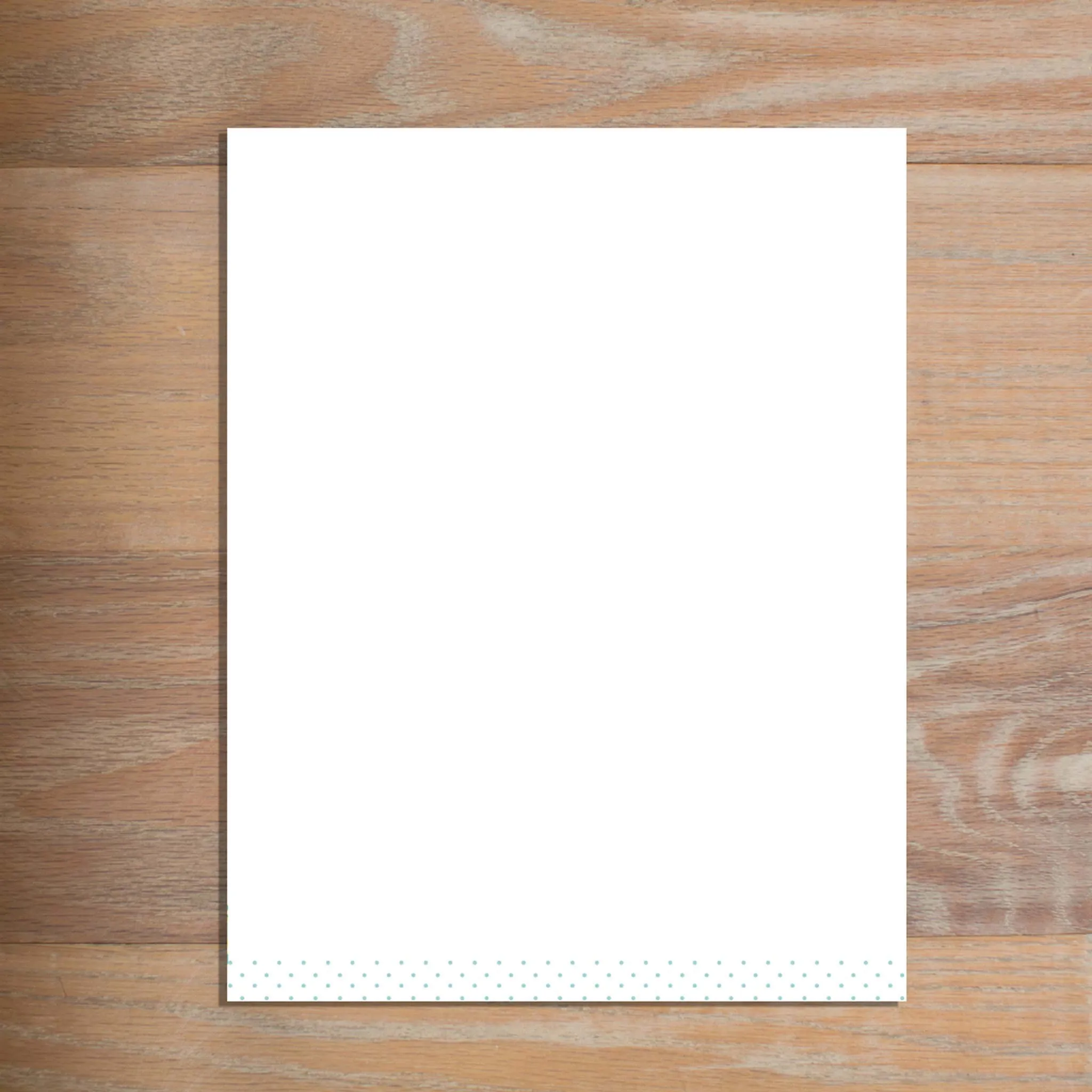 Sweet Monogram Custom Letterhead
