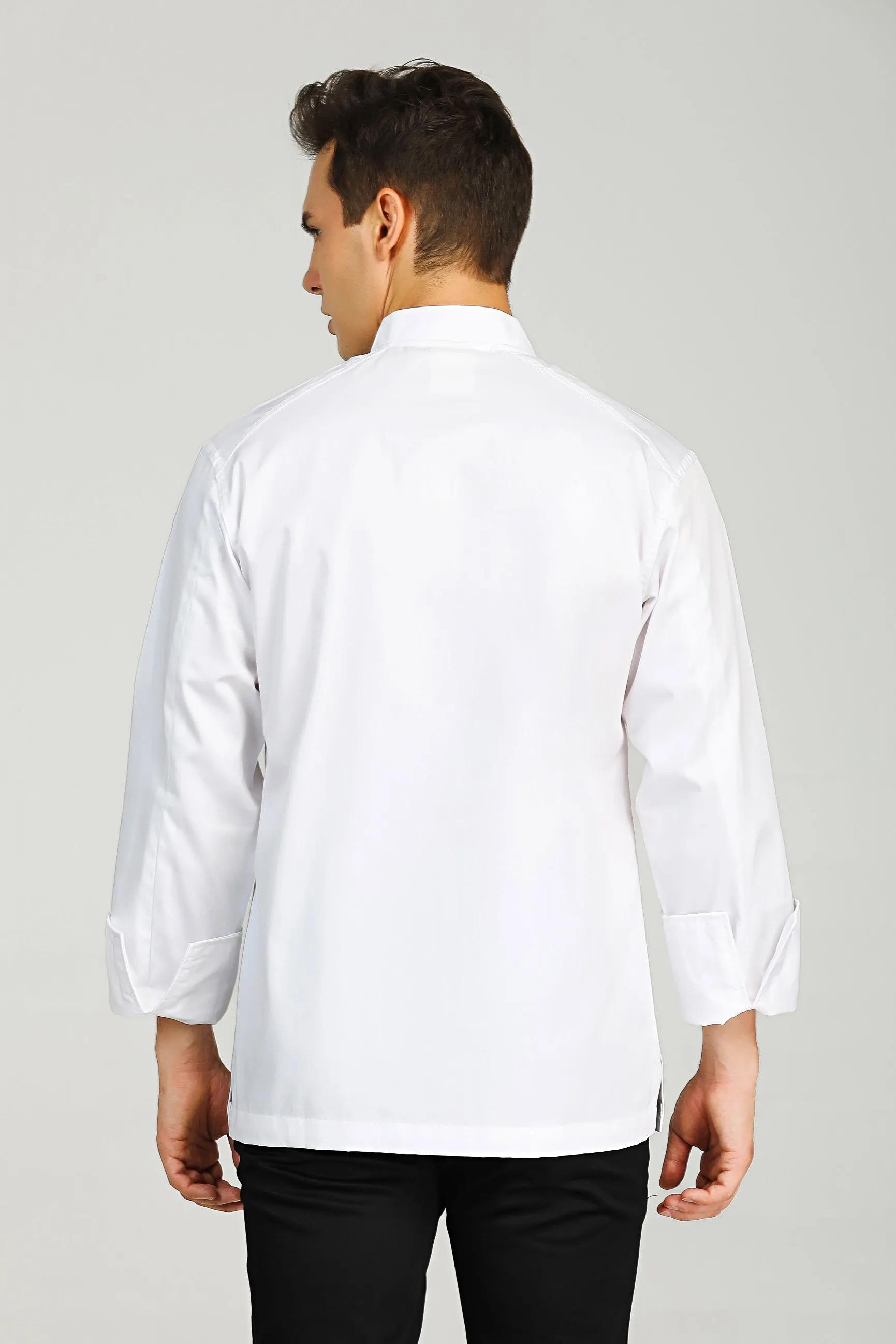 Tarragon White Chef Jacket, Long Sleeve
