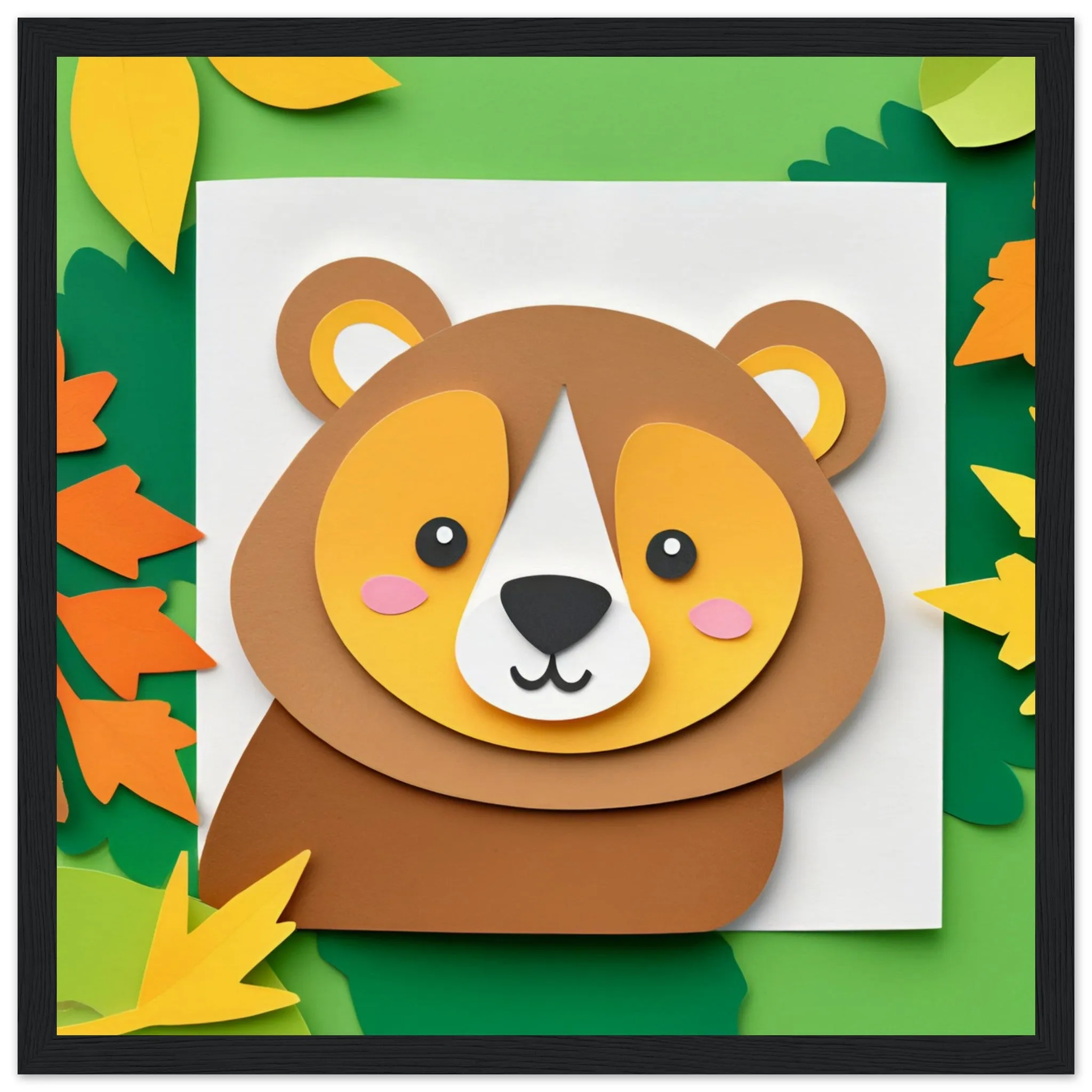The beauty of paper animal art: Bear (2 Designs)