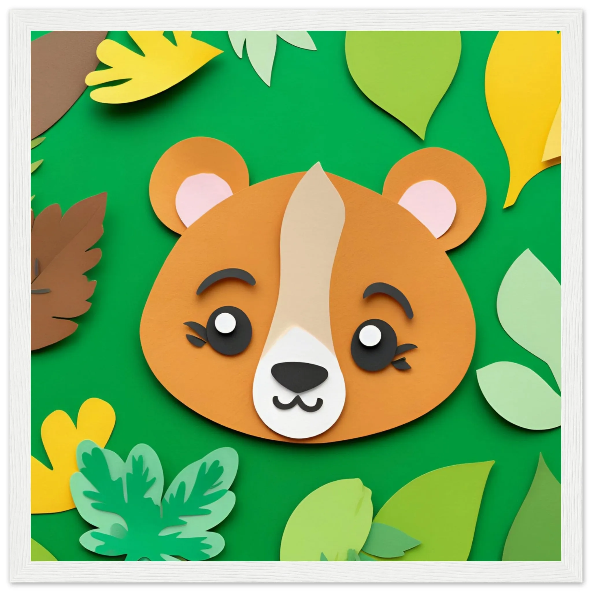 The beauty of paper animal art: Bear (2 Designs)