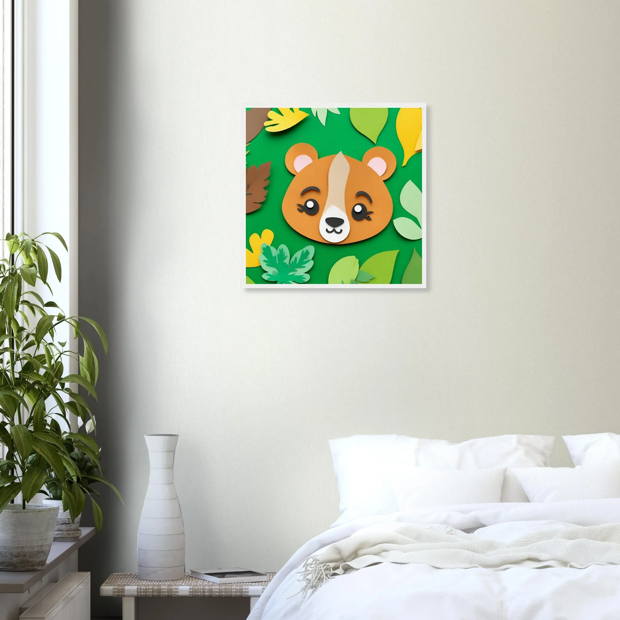 The beauty of paper animal art: Bear (2 Designs)