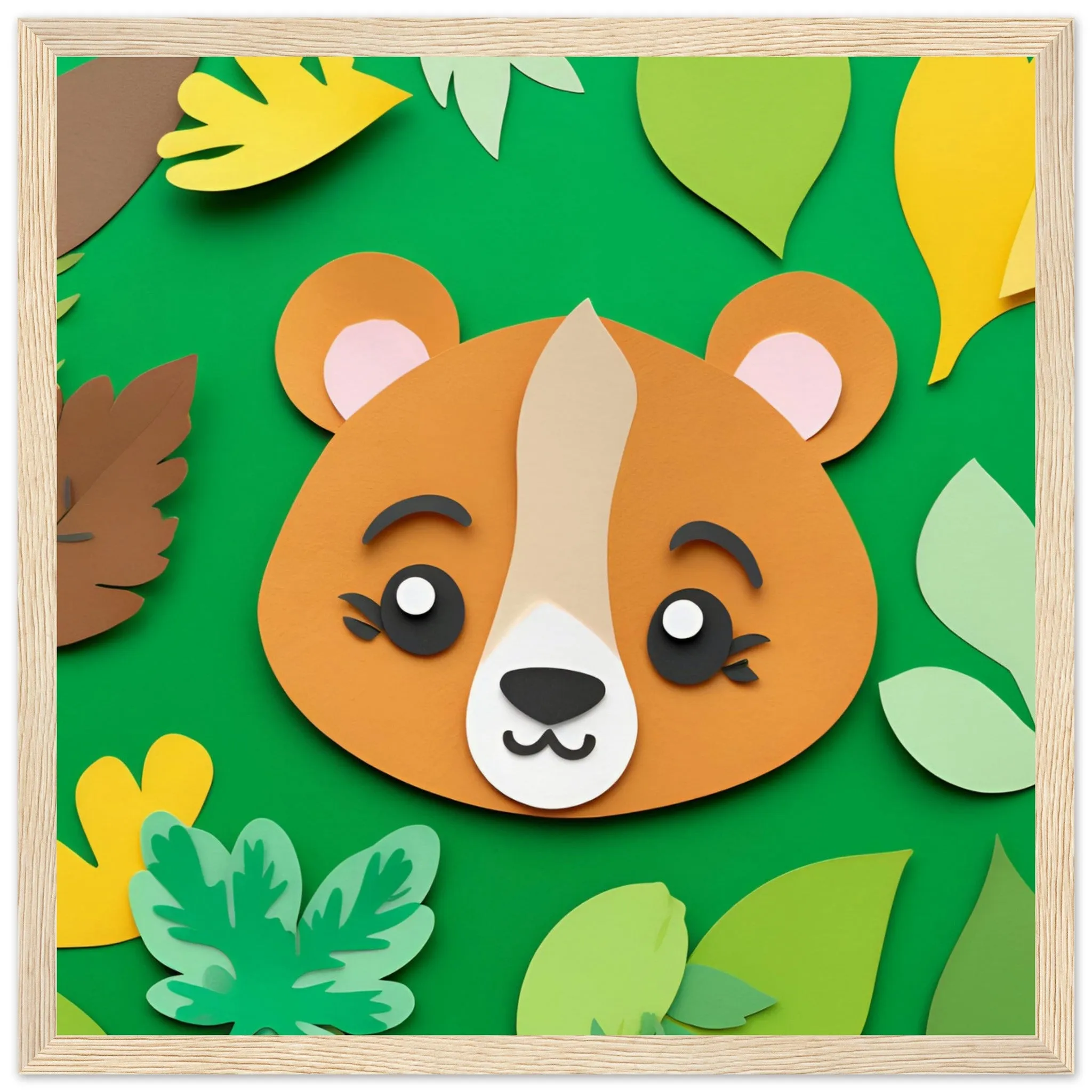 The beauty of paper animal art: Bear (2 Designs)
