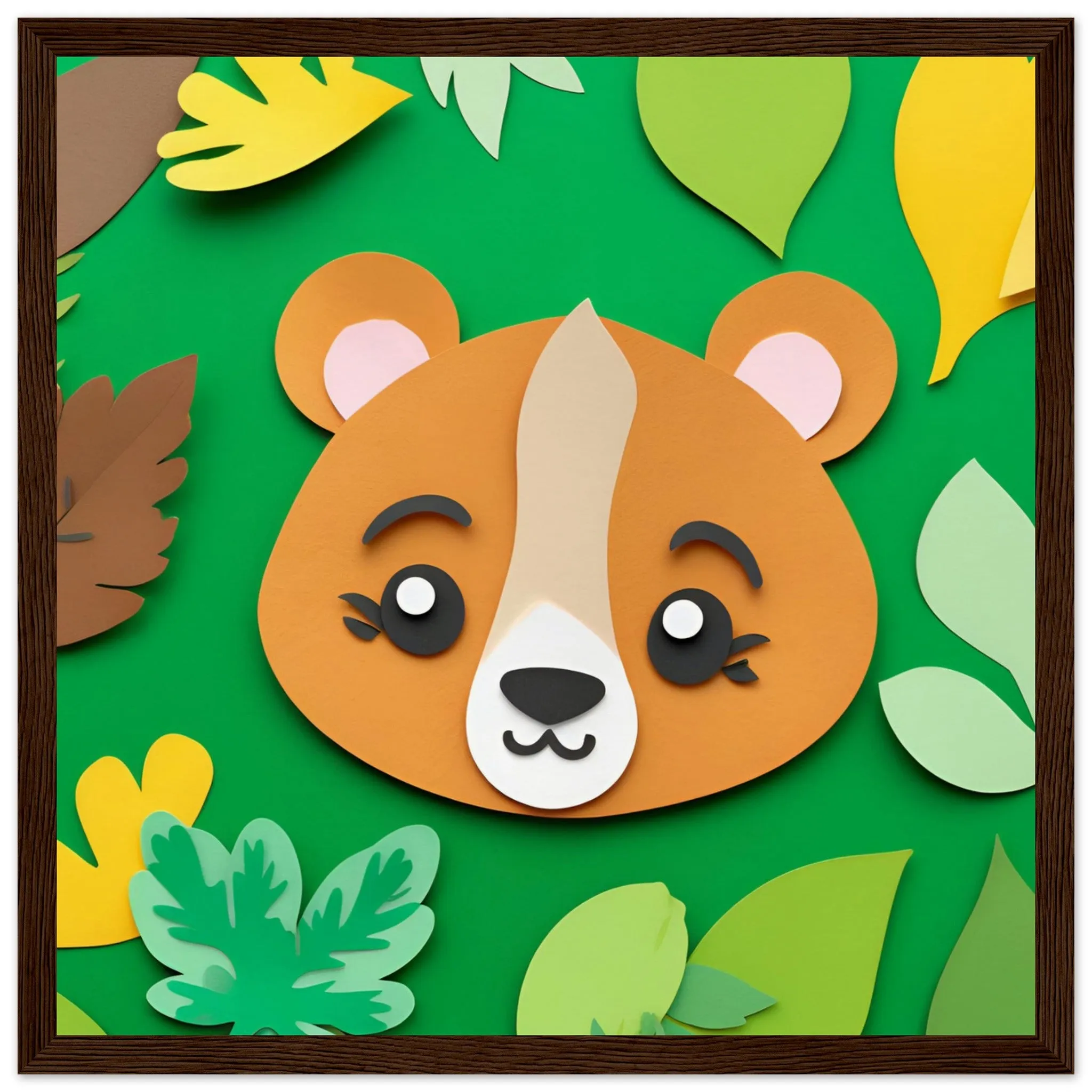The beauty of paper animal art: Bear (2 Designs)