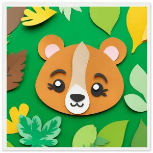 The beauty of paper animal art: Bear (2 Designs)