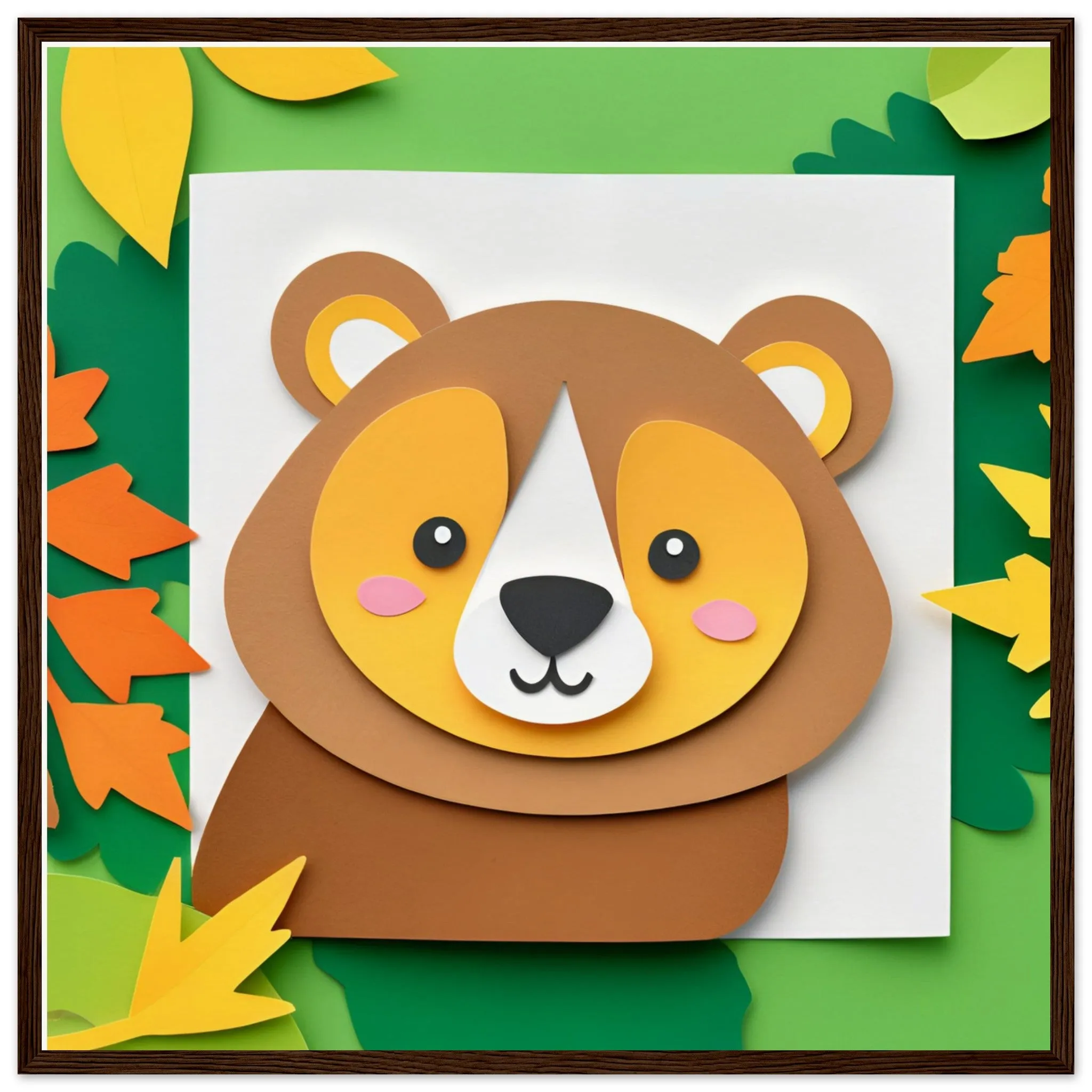 The beauty of paper animal art: Bear (2 Designs)
