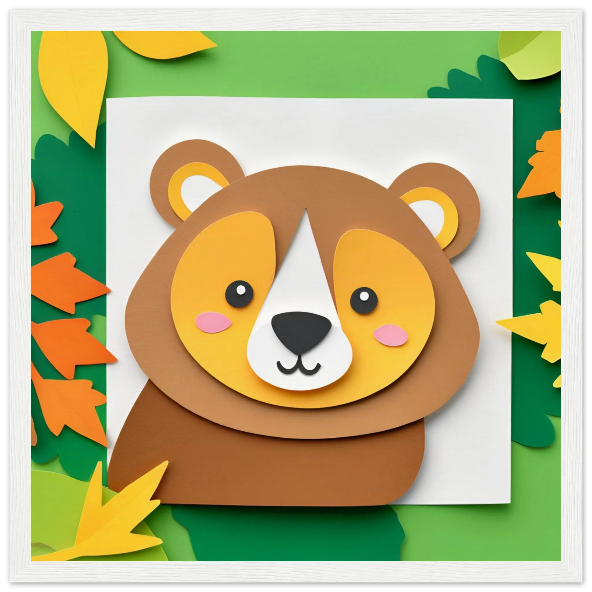 The beauty of paper animal art: Bear (2 Designs)