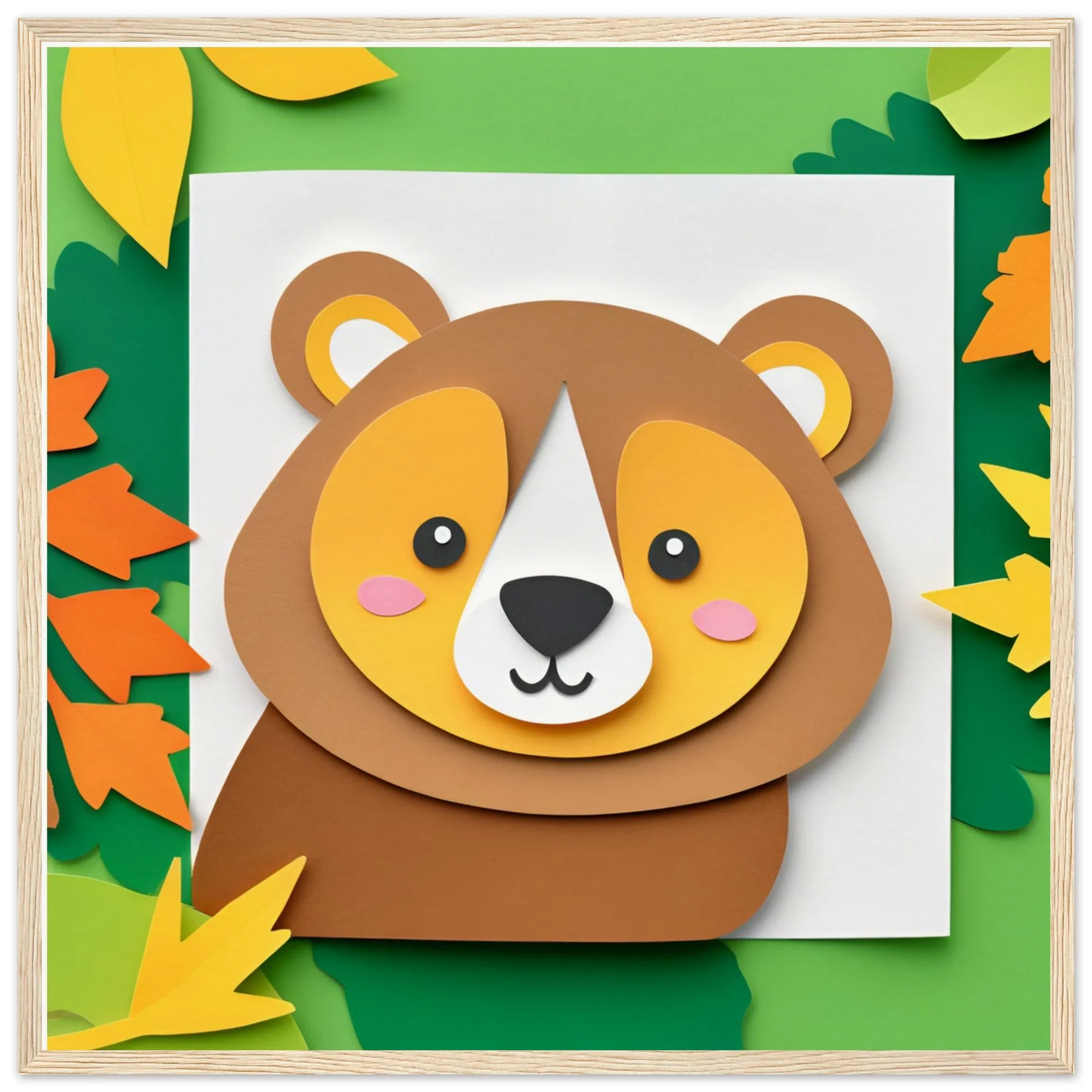 The beauty of paper animal art: Bear (2 Designs)