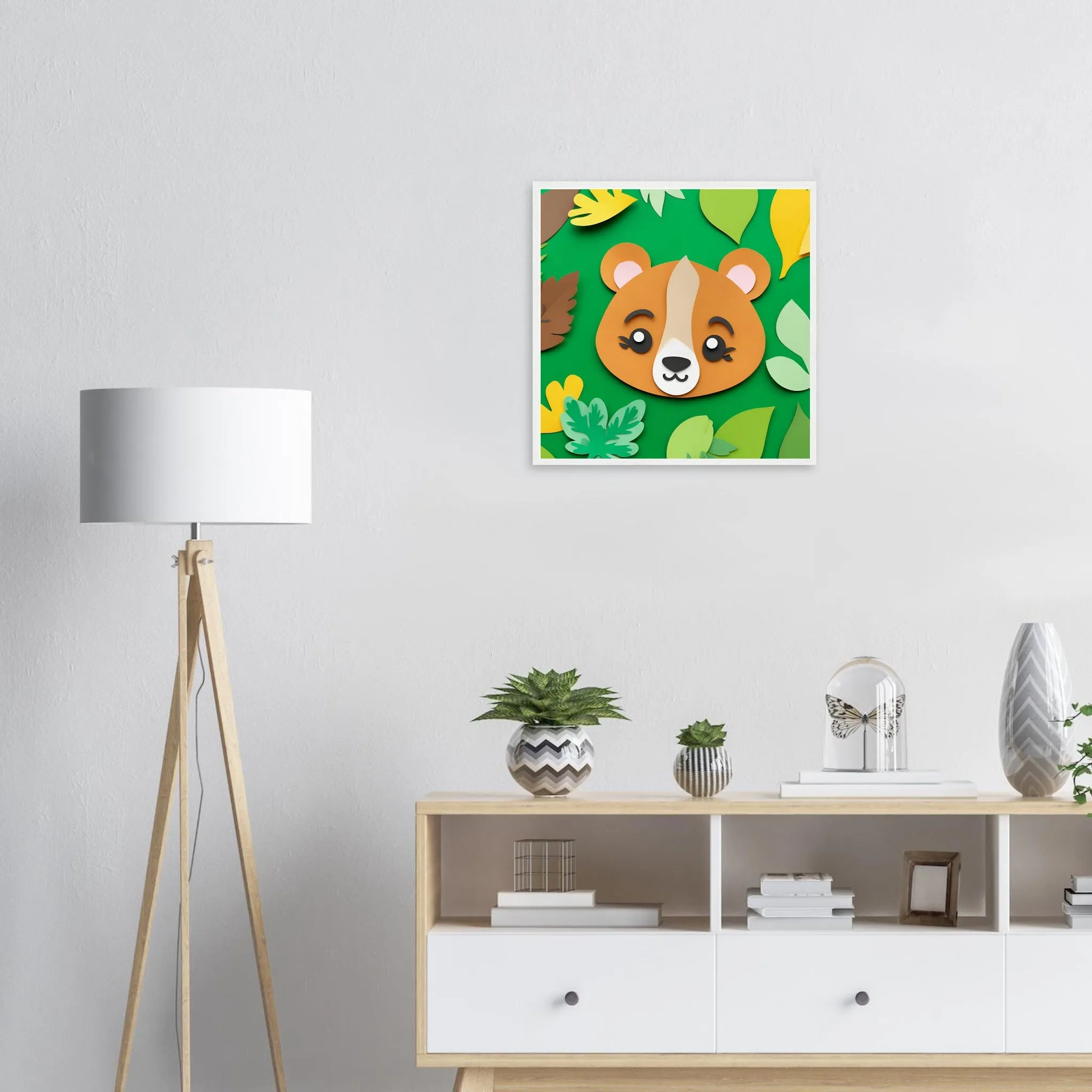 The beauty of paper animal art: Bear (2 Designs)