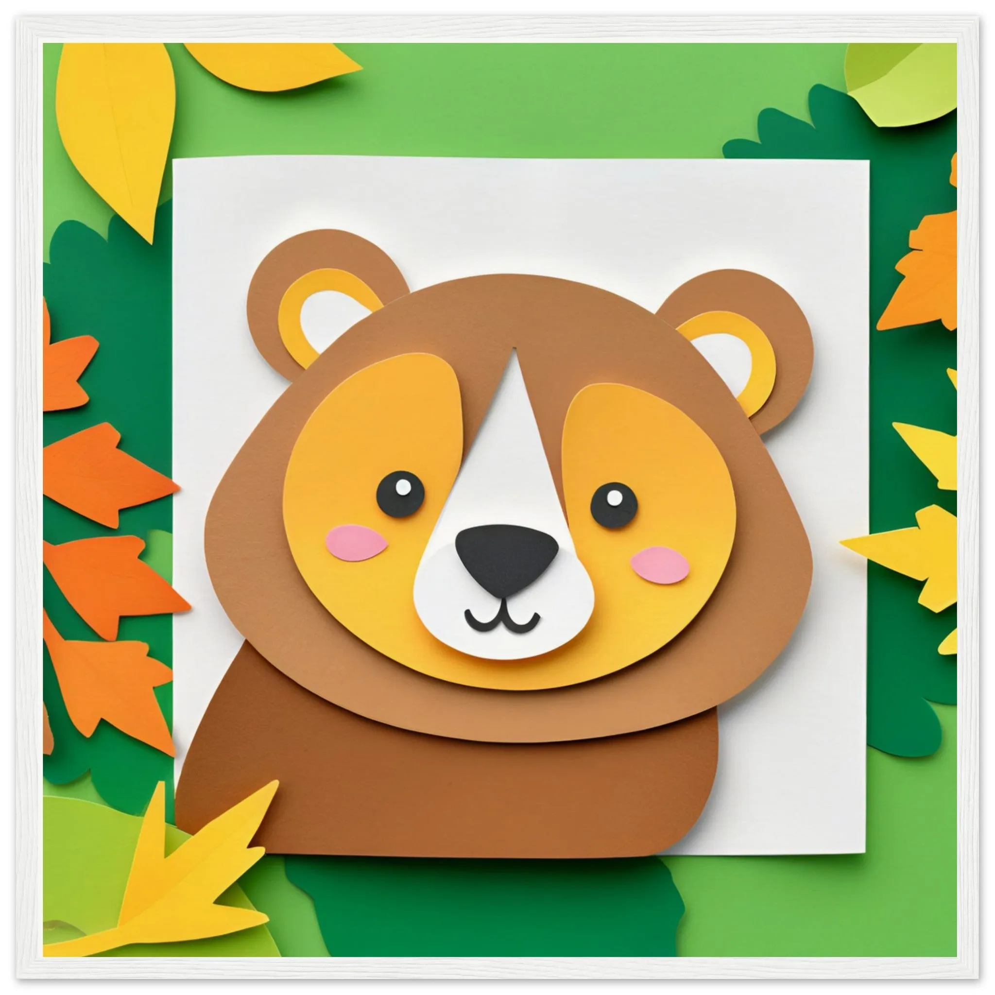 The beauty of paper animal art: Bear (2 Designs)