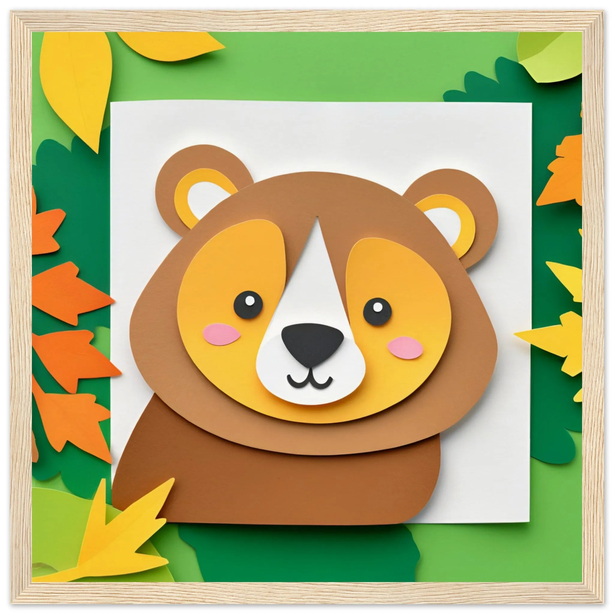 The beauty of paper animal art: Bear (2 Designs)