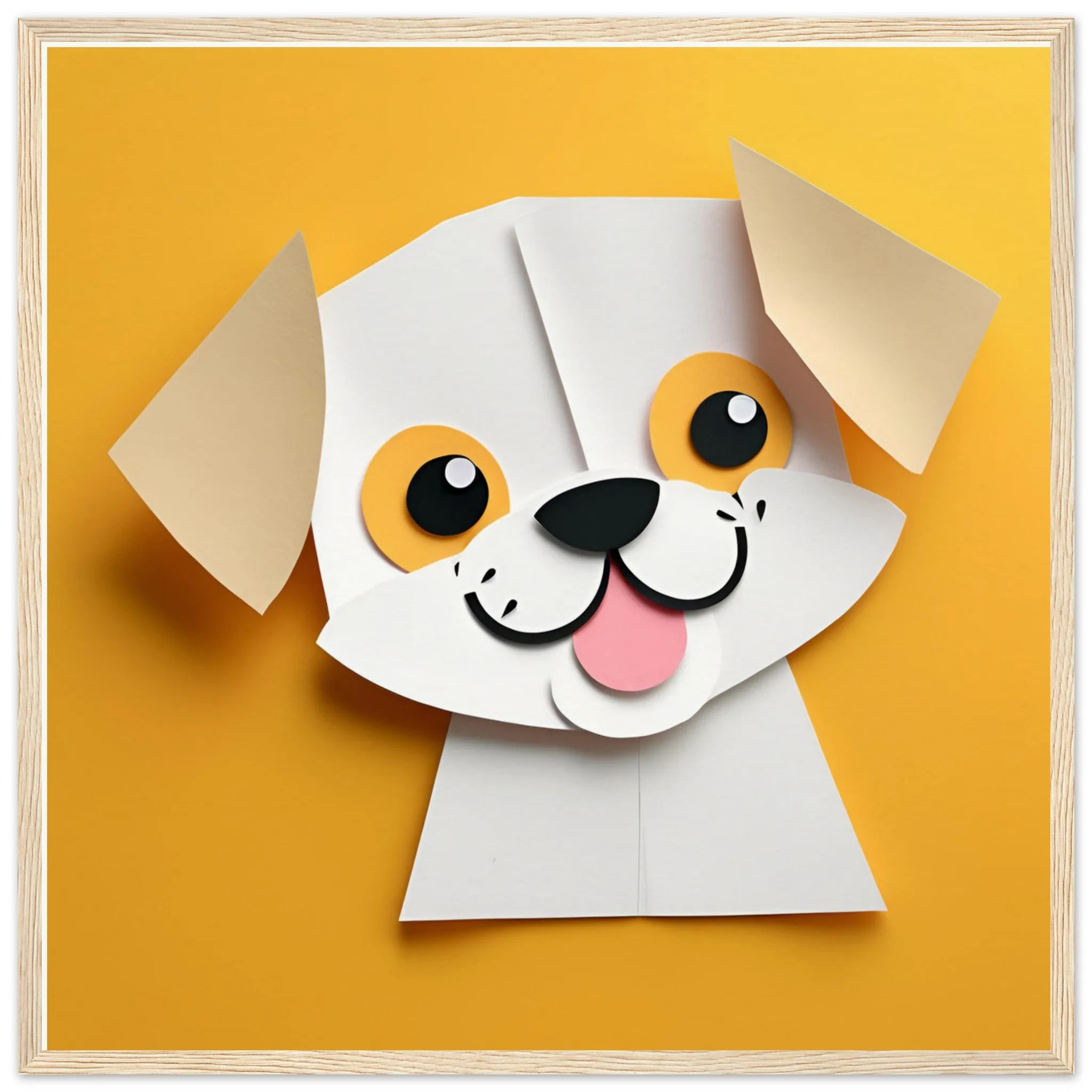 The beauty of paper animal art: Dog (4 Designs)