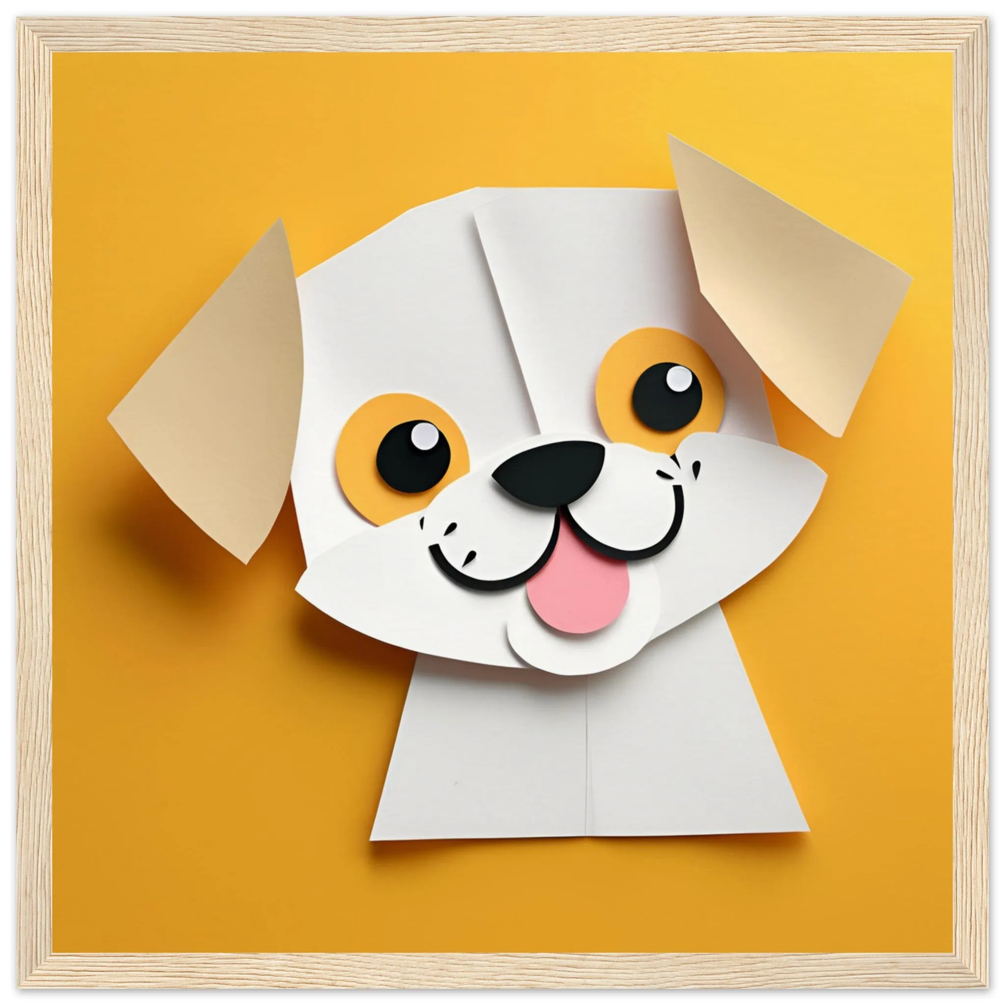 The beauty of paper animal art: Dog (4 Designs)