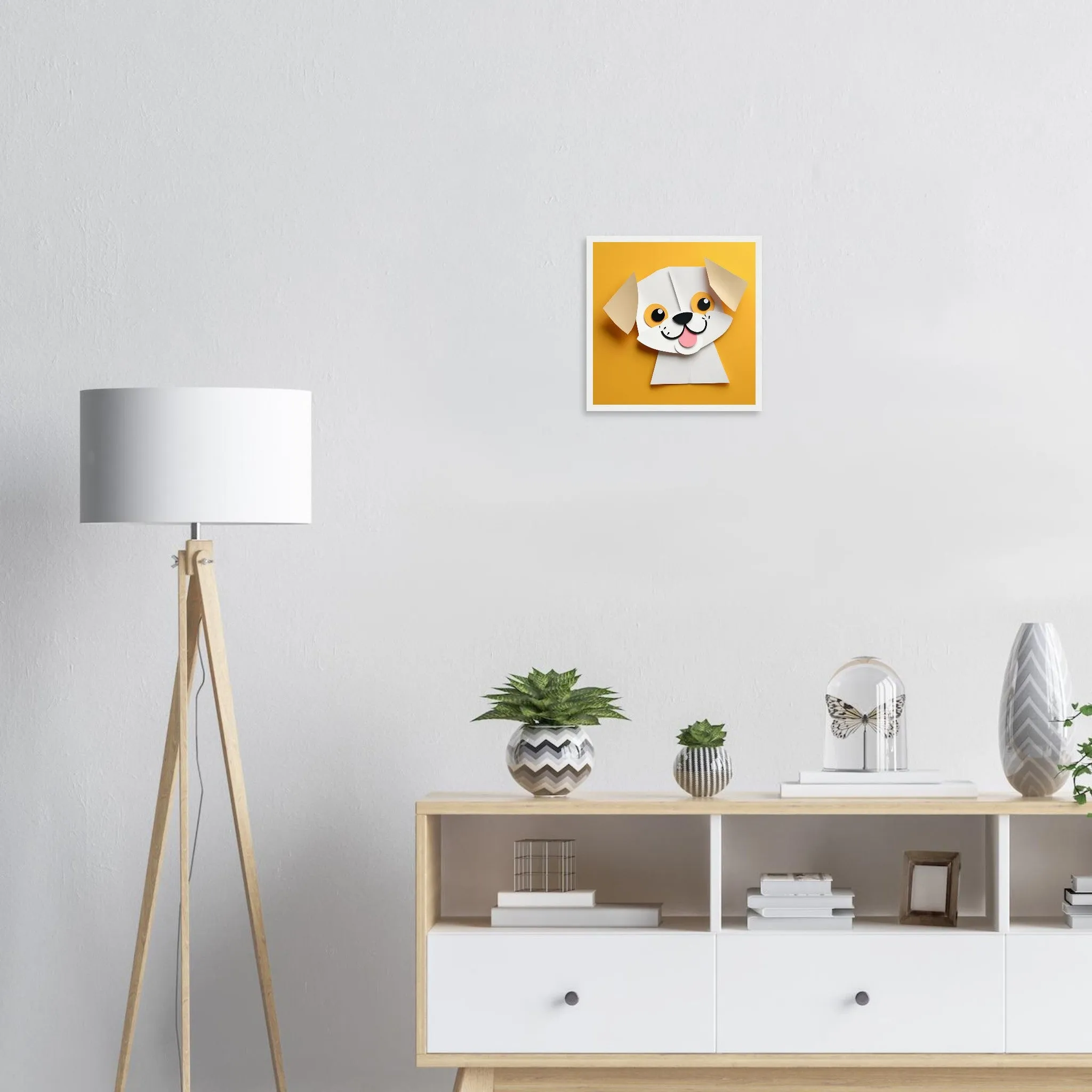 The beauty of paper animal art: Dog (4 Designs)
