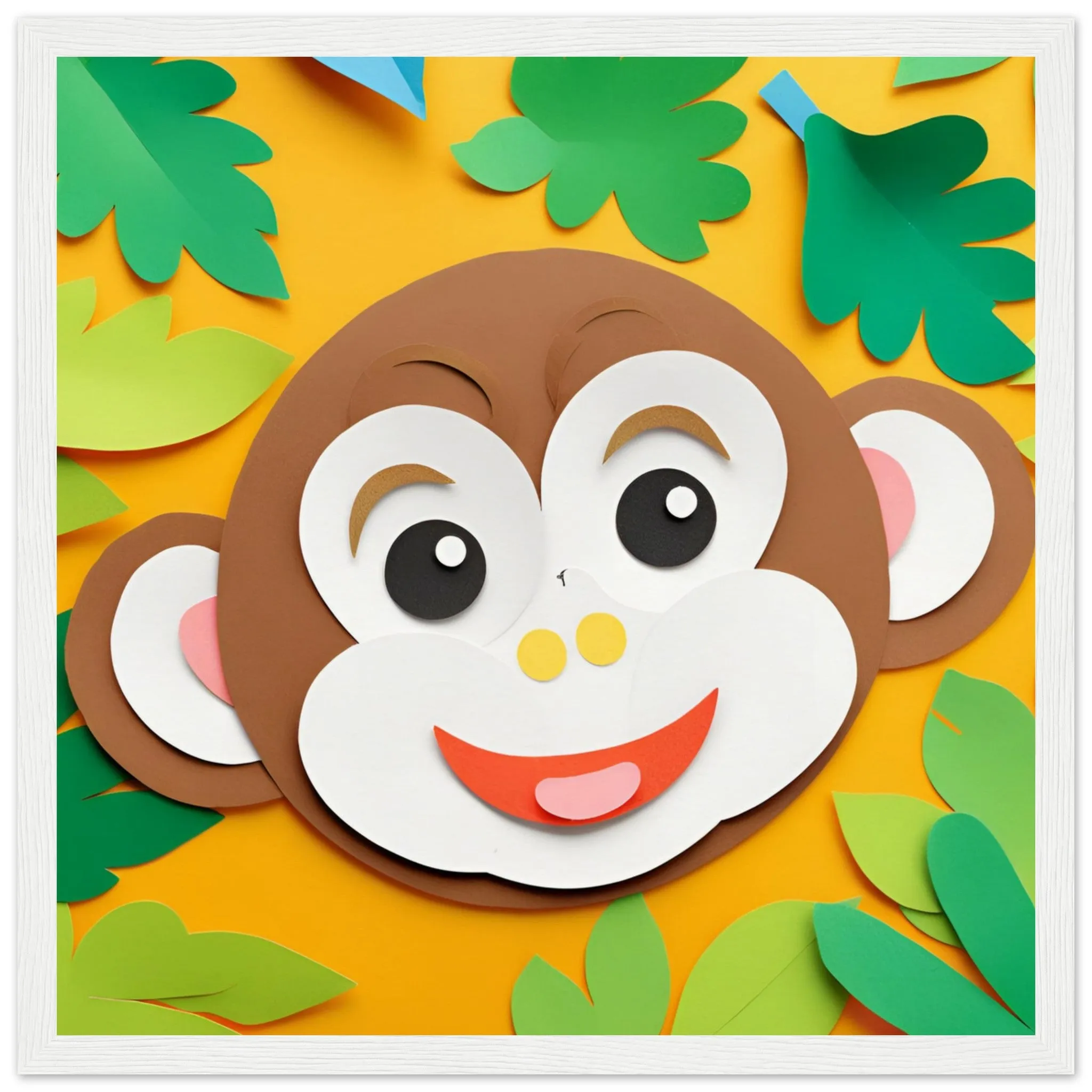 The beauty of paper animal art: Monkey