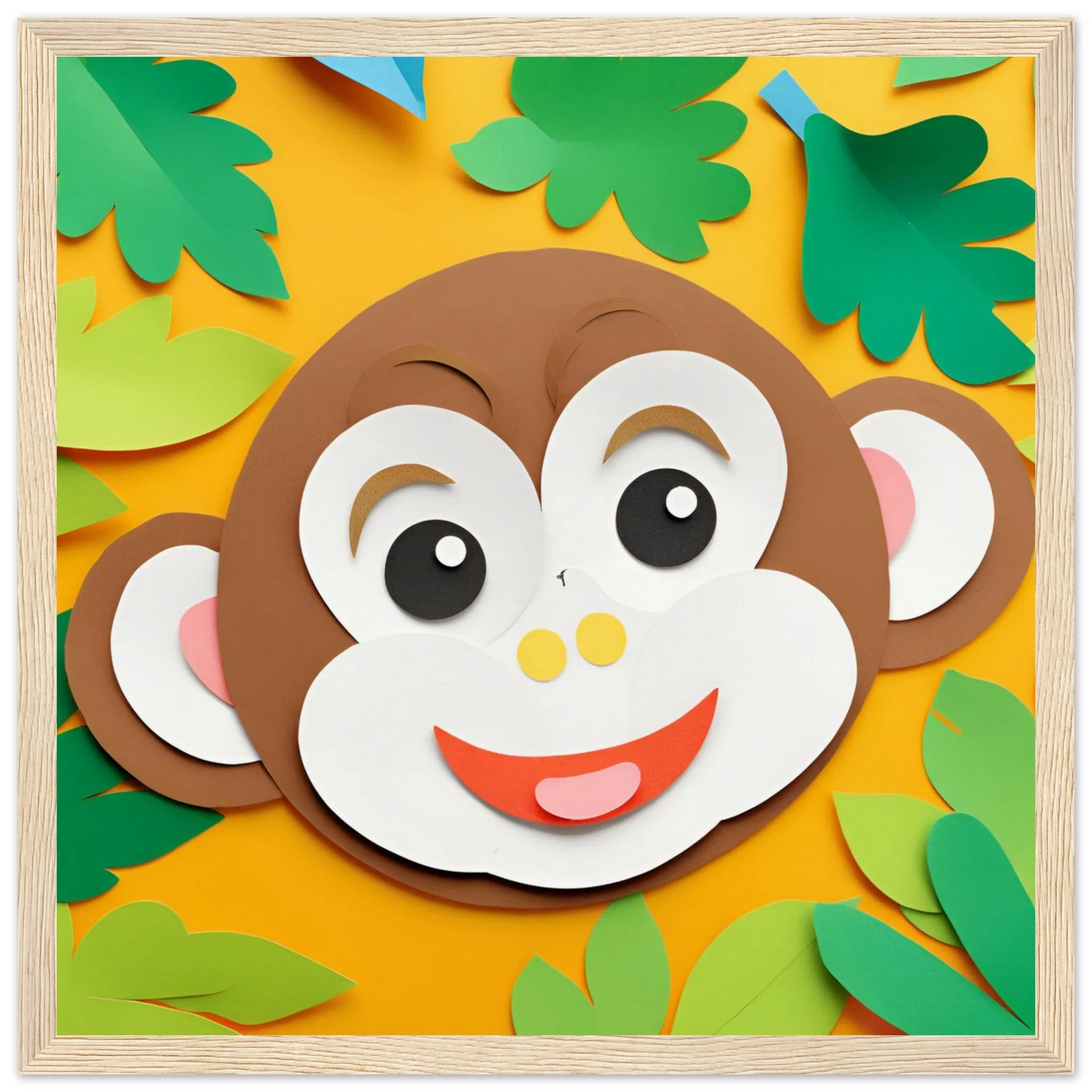The beauty of paper animal art: Monkey