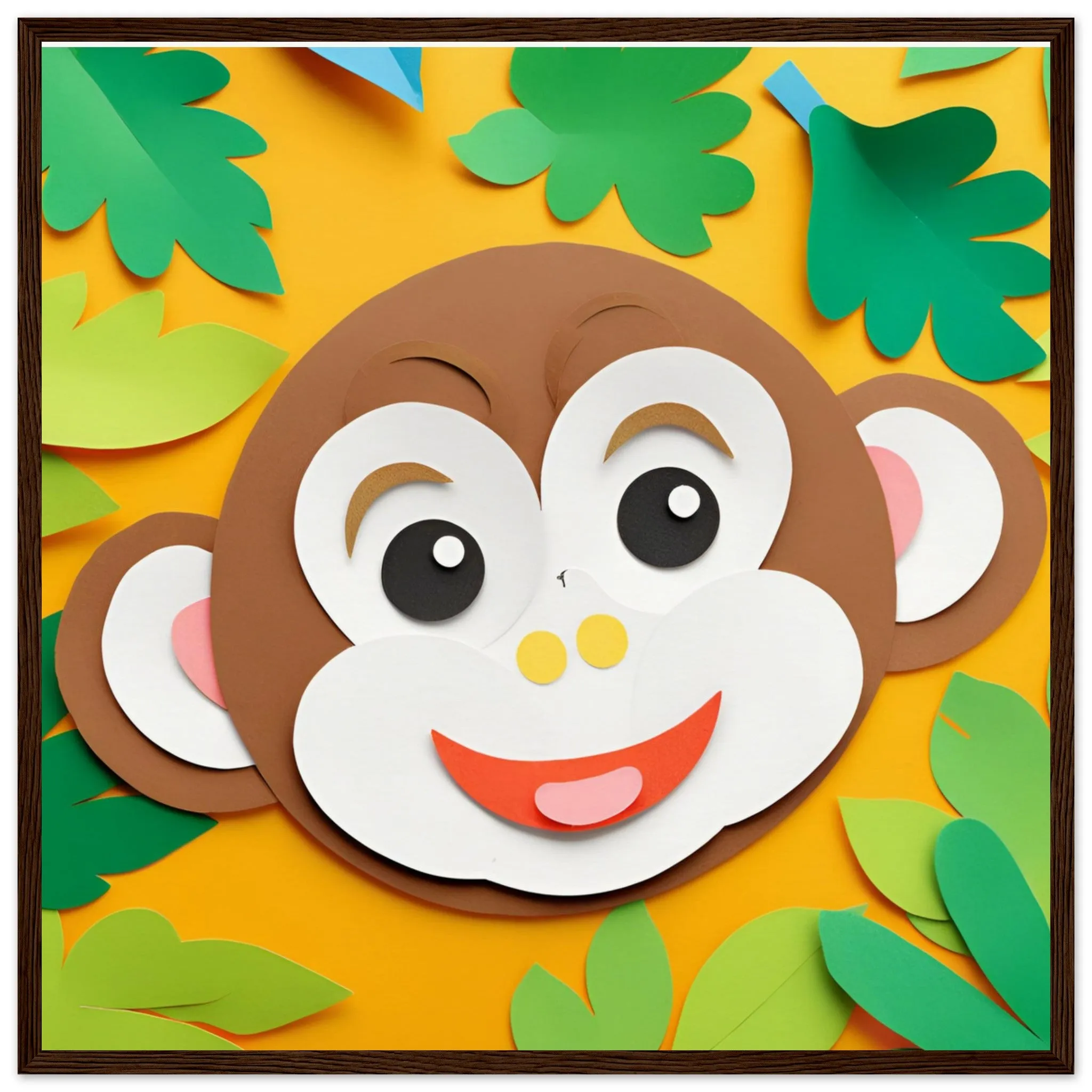 The beauty of paper animal art: Monkey