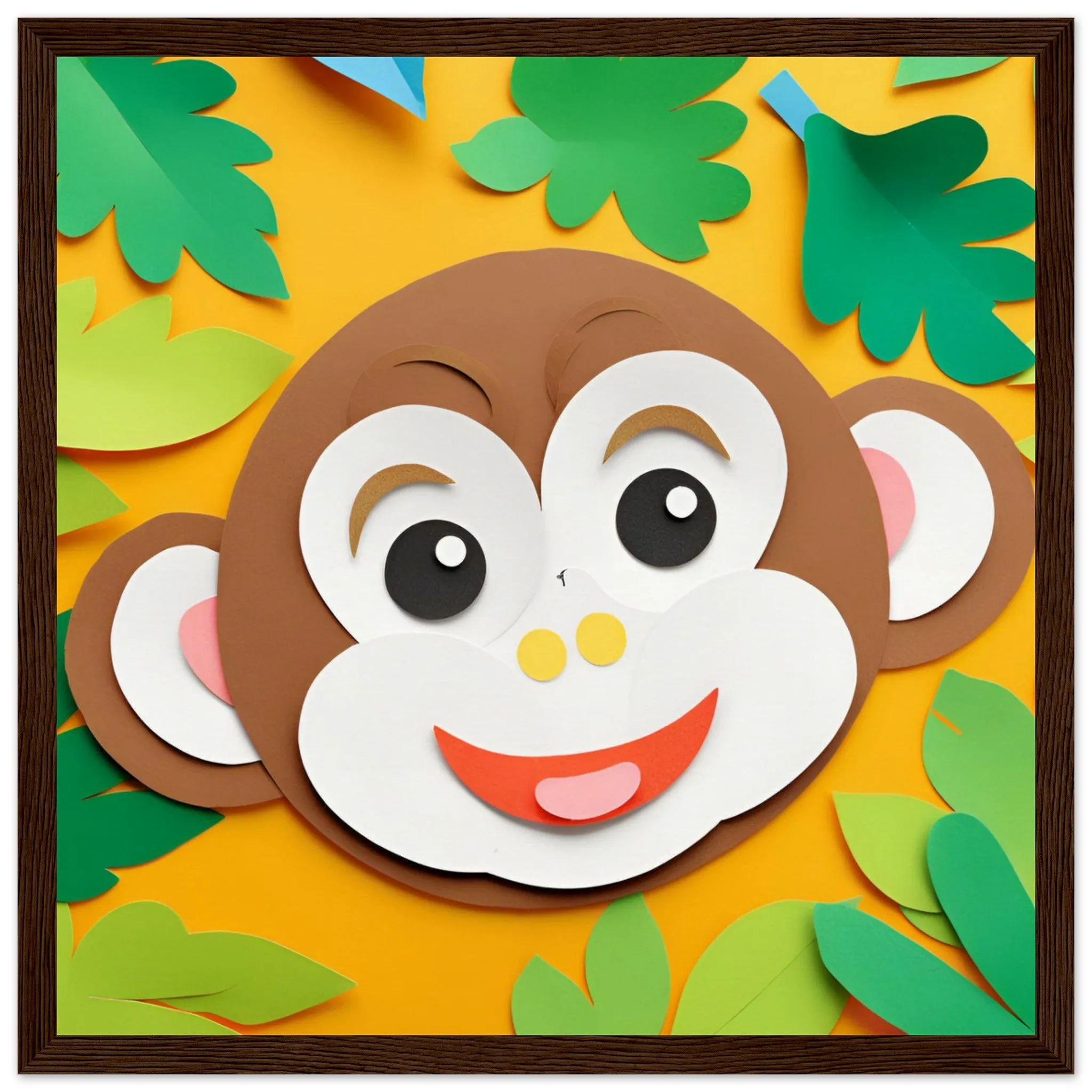 The beauty of paper animal art: Monkey