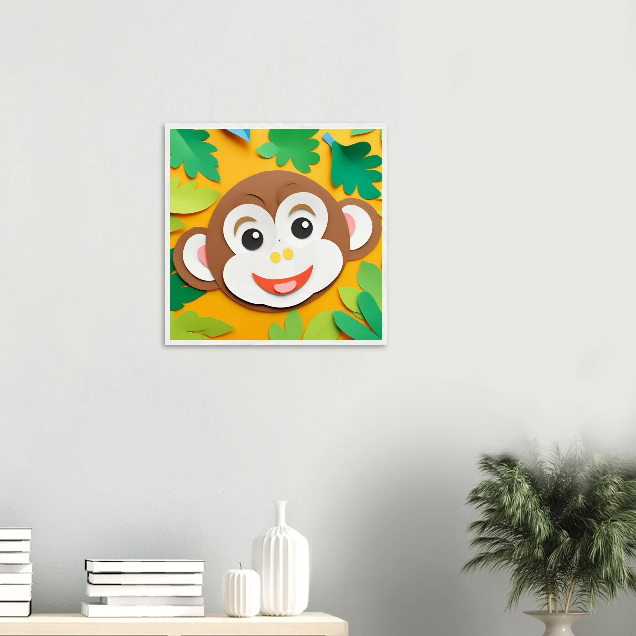 The beauty of paper animal art: Monkey