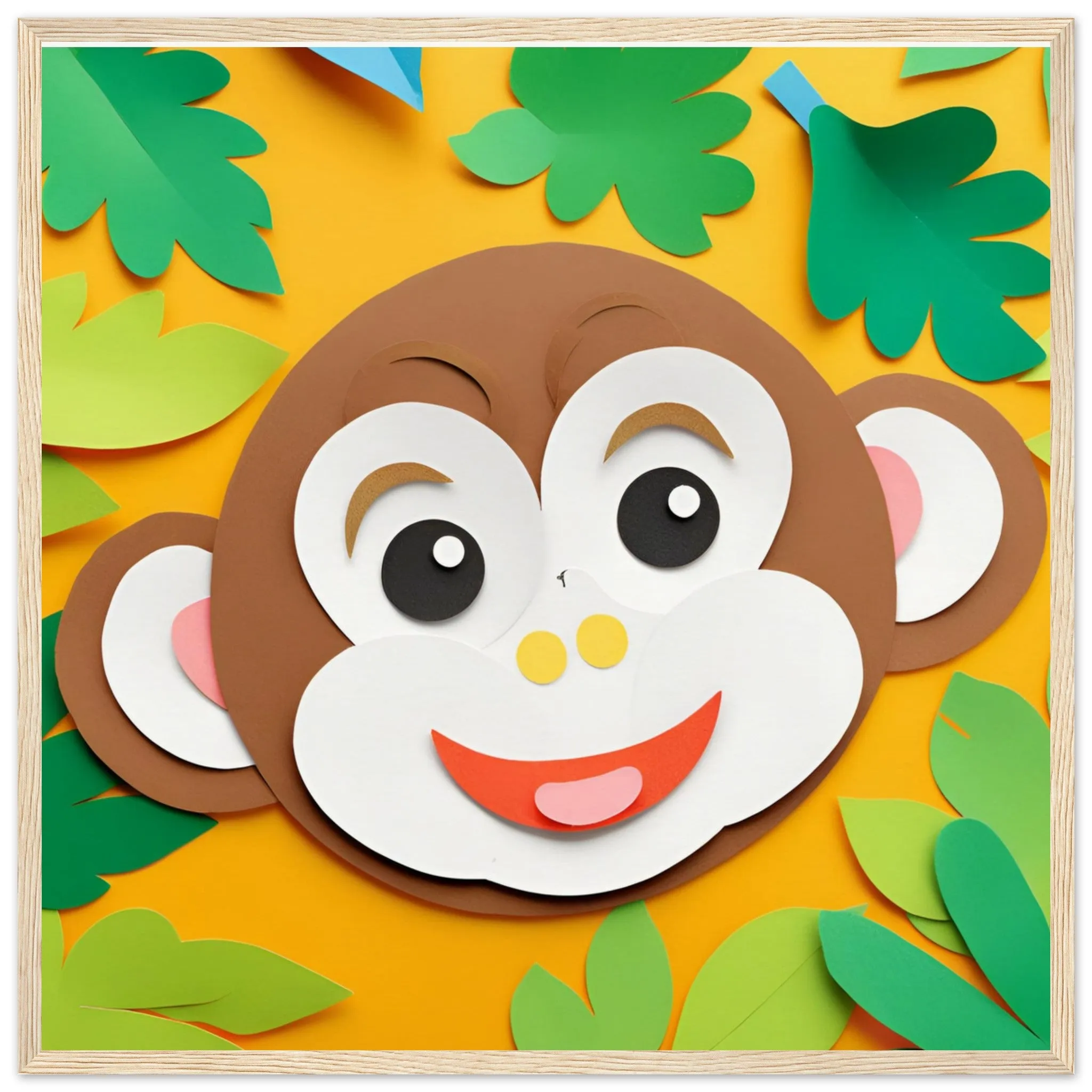 The beauty of paper animal art: Monkey