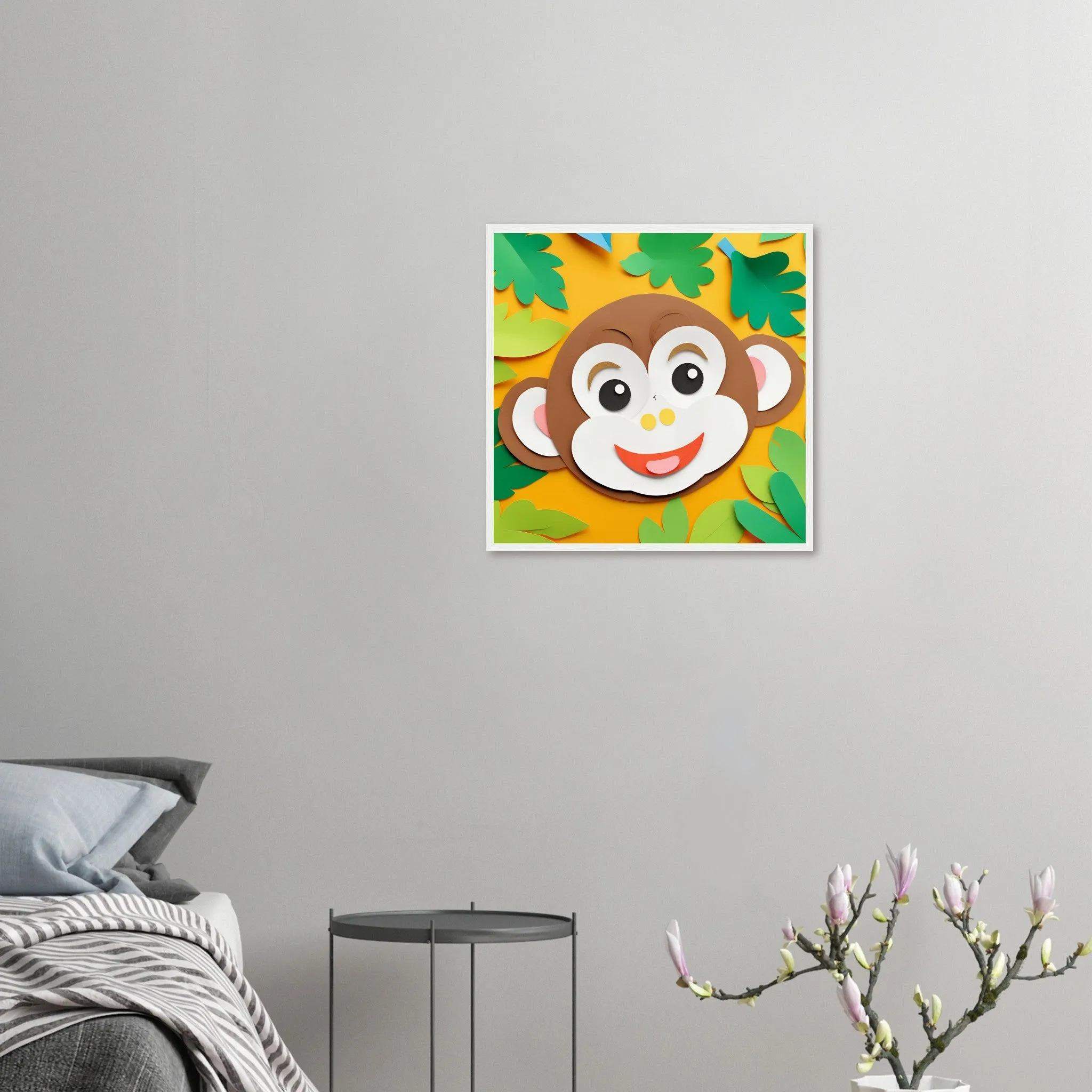 The beauty of paper animal art: Monkey