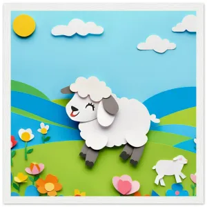 The beauty of paper animal art: Sheep (2 Designs)