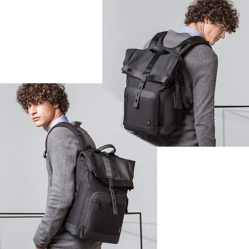The CLOWNFISH Laptop Backpack - Water Resistant, Anti-Theft | 30L | Black