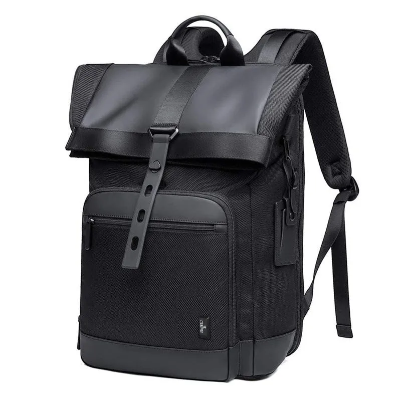 The CLOWNFISH Laptop Backpack - Water Resistant, Anti-Theft | 30L | Black