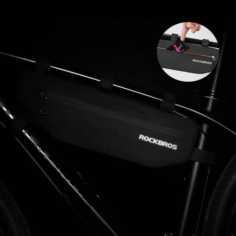 Triangle Bicycle Bag Waterproof Cycling Under Top Tube Frame Bag 3L