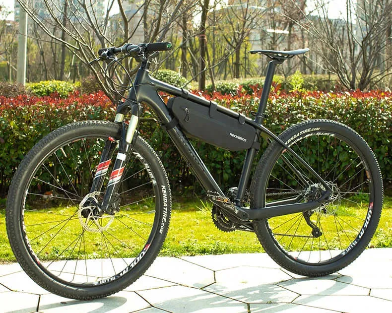 Triangle Bicycle Bag Waterproof Cycling Under Top Tube Frame Bag 3L