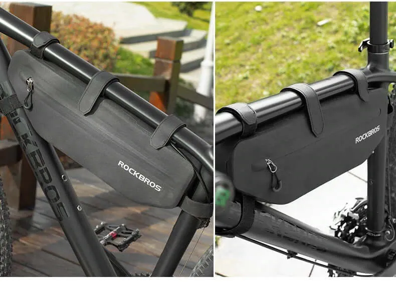 Triangle Bicycle Bag Waterproof Cycling Under Top Tube Frame Bag 3L