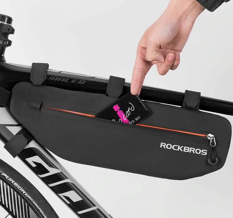 Triangle Bicycle Bag Waterproof Cycling Under Top Tube Frame Bag 3L