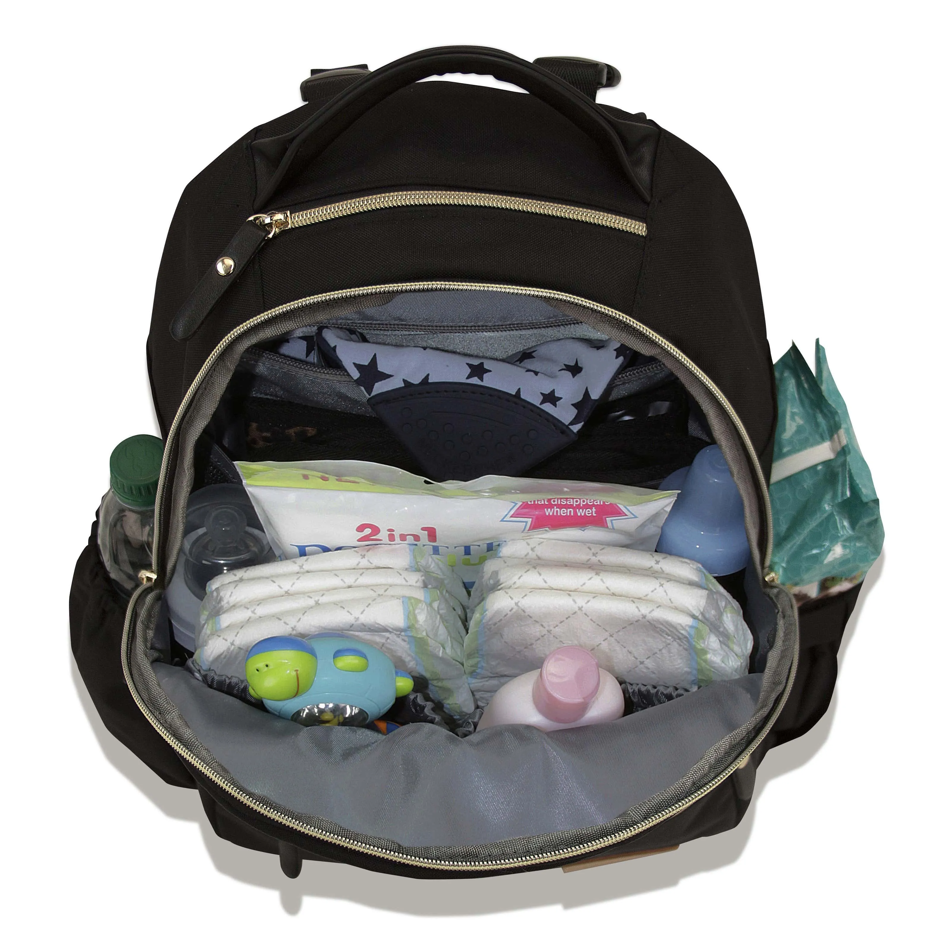 Uptown Backpack - Black Diaper Bag