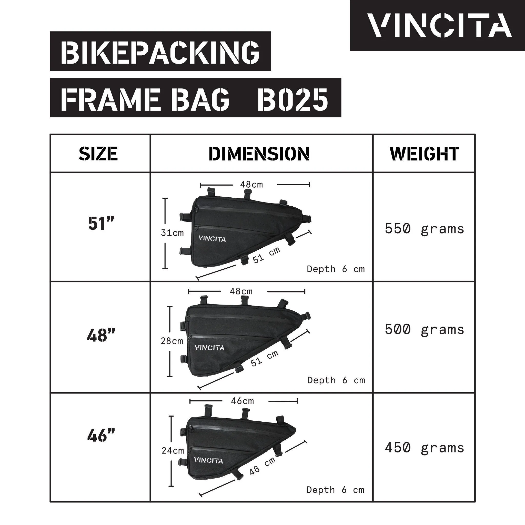 Venture Bikepacking Frame Bag