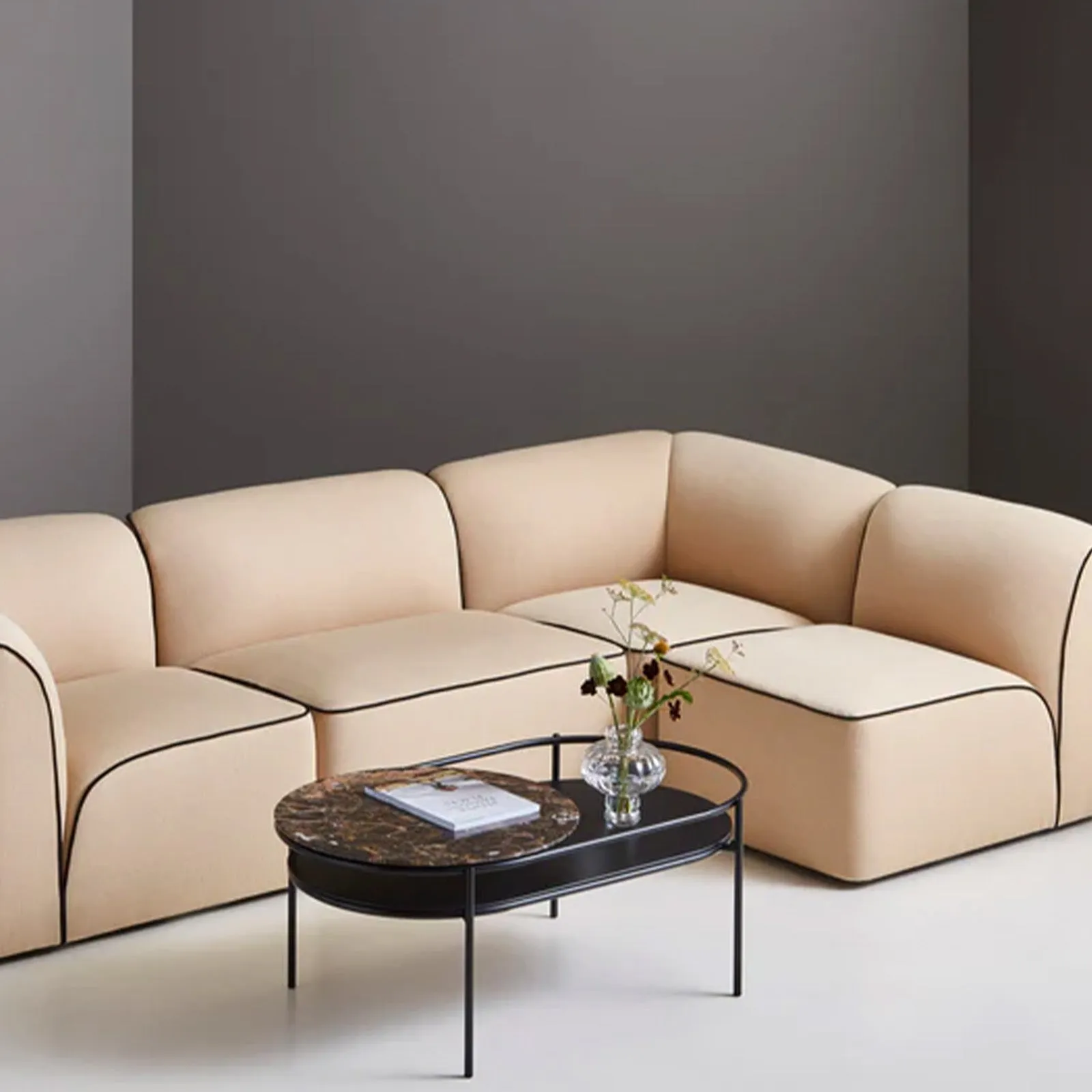 Verde Coffee Table - Brown Marble