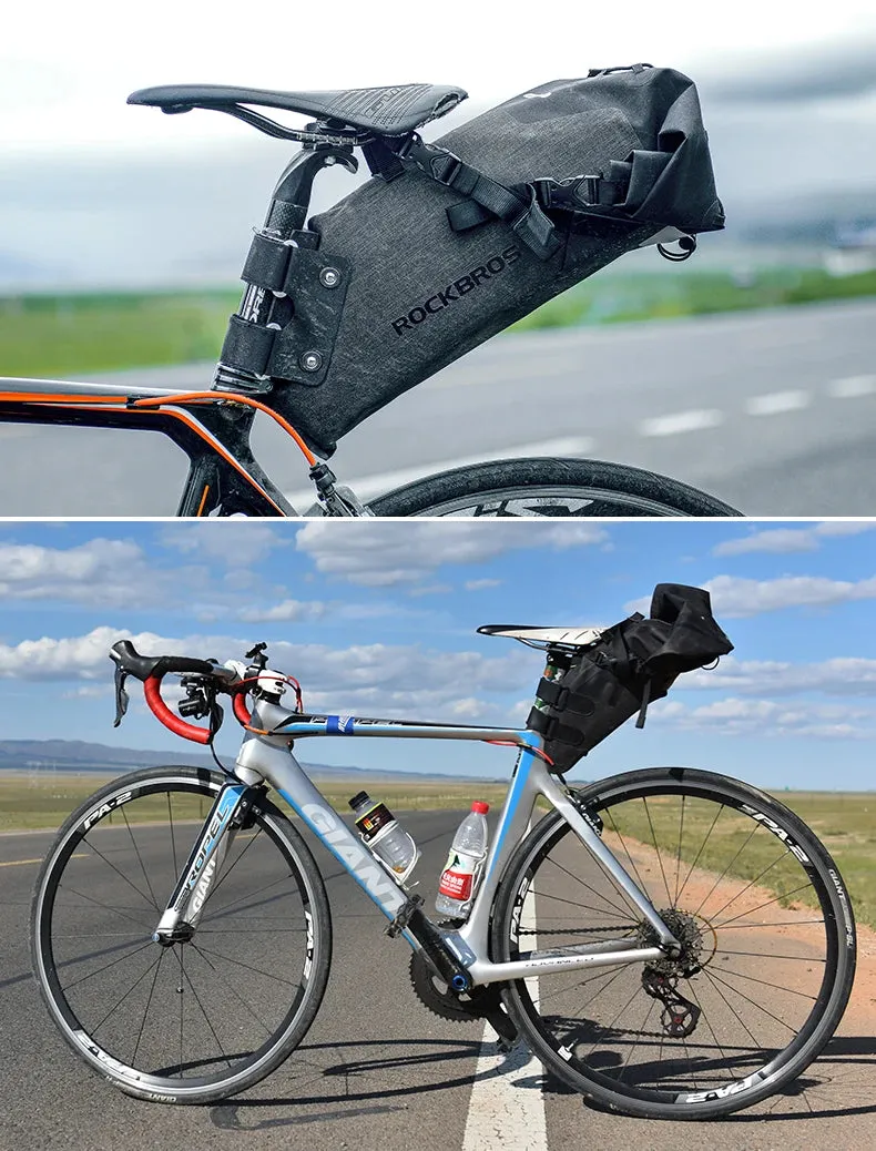 Waterproof Bicycle Saddle Bag Large Capacity Reflective Cycling Tail Bag