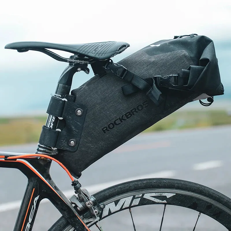 Waterproof Bicycle Saddle Bag Large Capacity Reflective Cycling Tail Bag