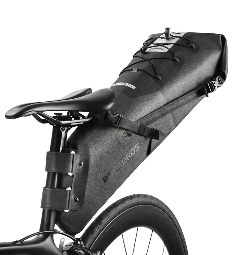 Waterproof Bicycle Saddle Bag Large Capacity Reflective Cycling Tail Bag