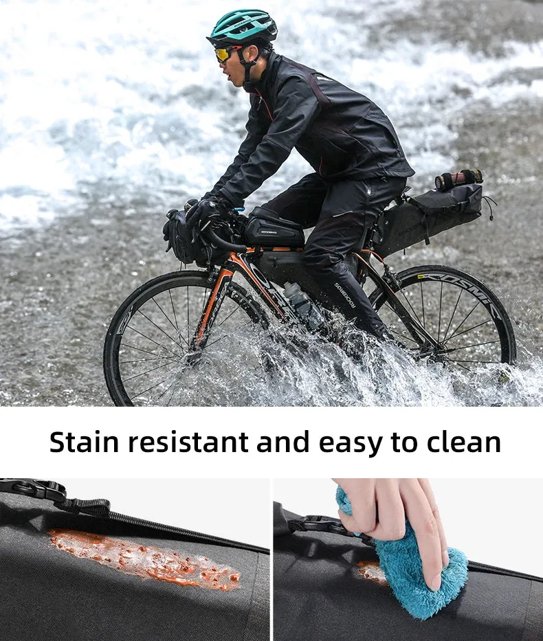 Waterproof Bicycle Saddle Bag Large Capacity Reflective Cycling Tail Bag