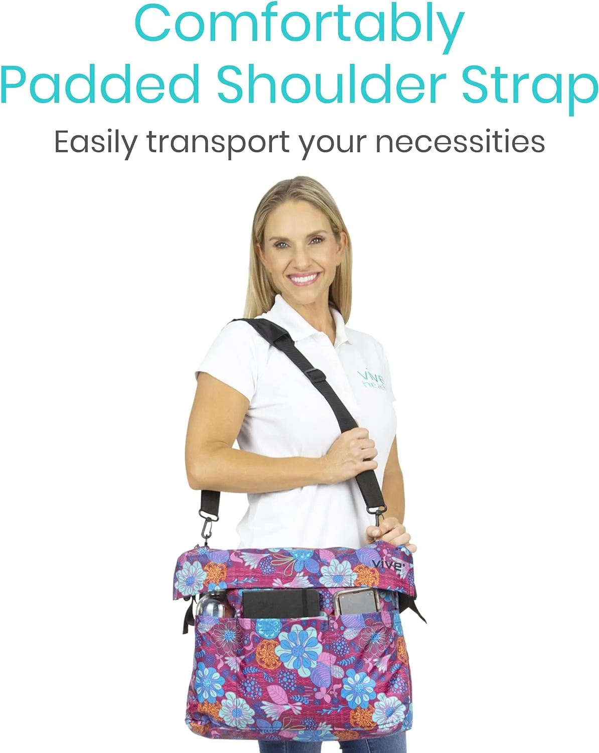 Wheelchair Bag I Storage Walker Backpack to Hang on Back of Wheel Chair I