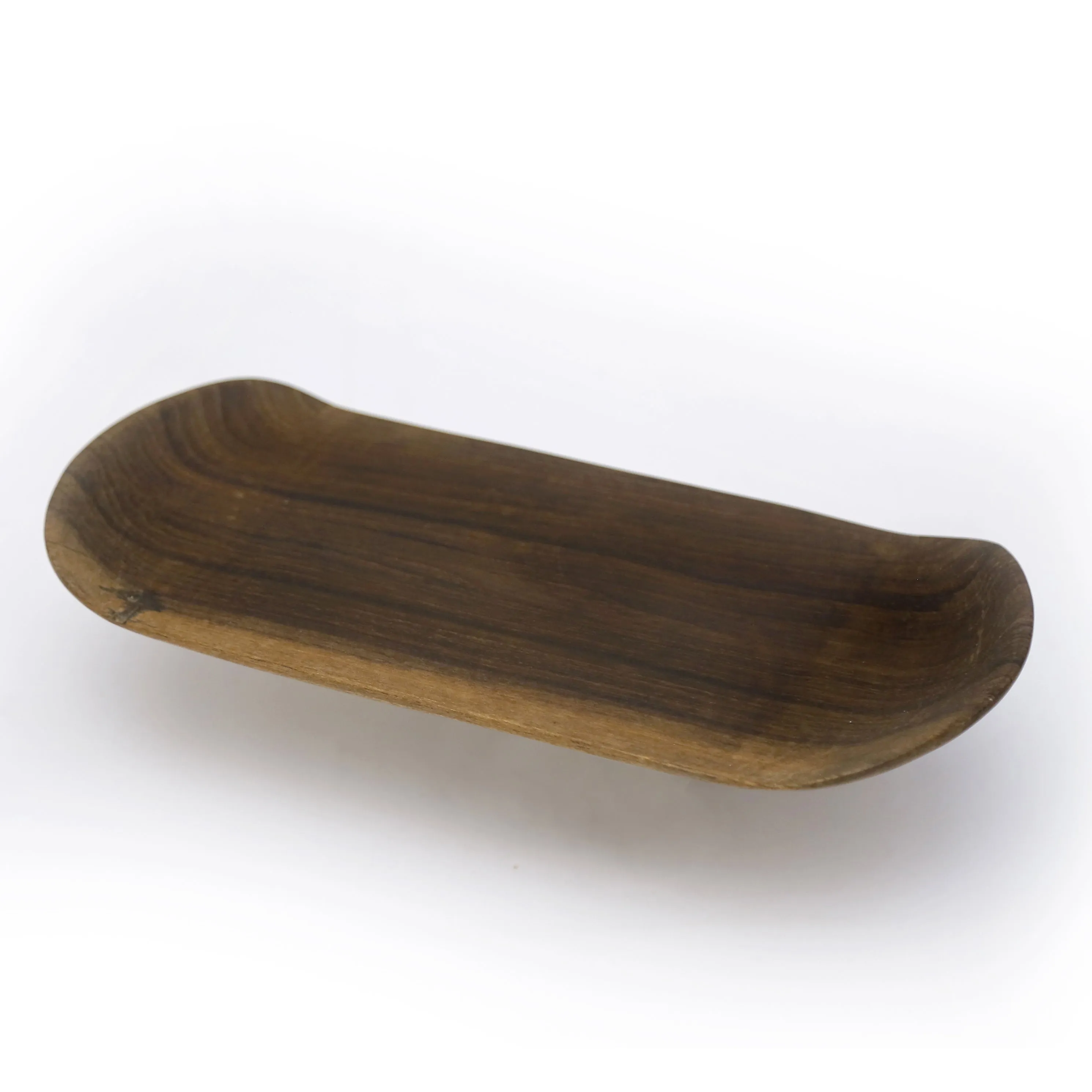 Woden Wave Shaped Platter