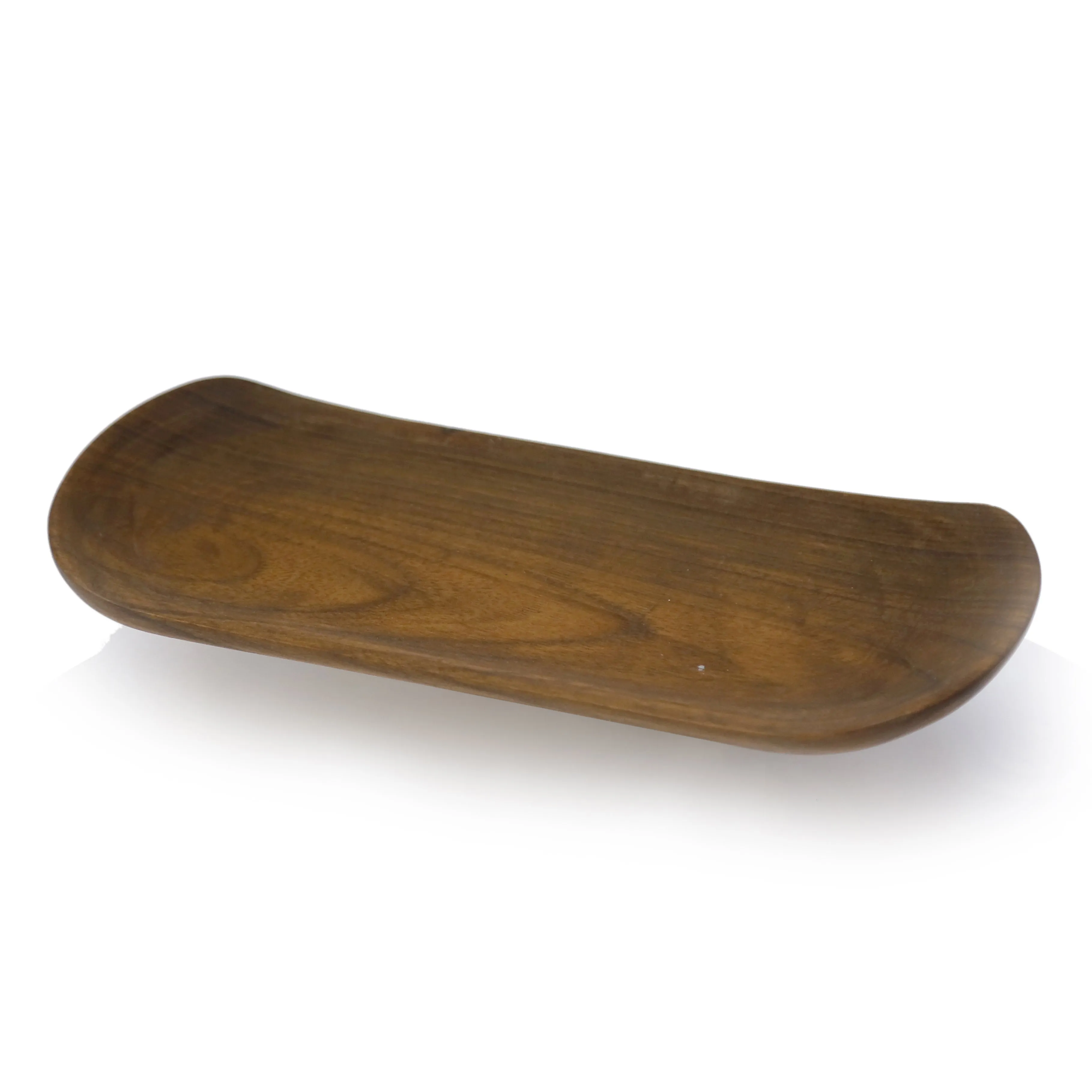 Woden Wave Shaped Platter
